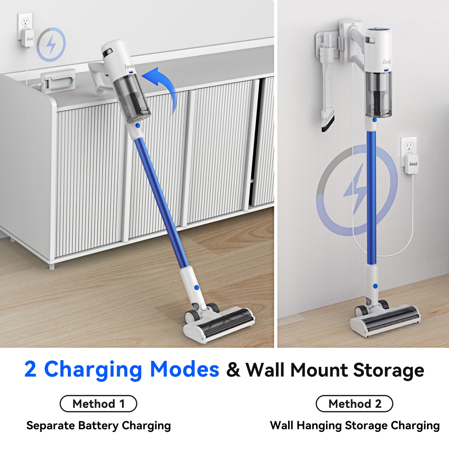 Aspirateurs V120, aspirateur sans fil 50Kpa 150&nbsp;W 60Mins, aspirateur-balai avec écran tactile LED, aspirateur sans fil antienchevêtrement,