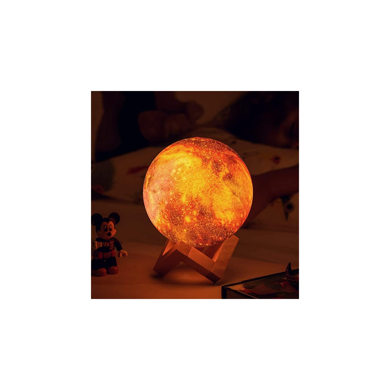 Night Lights for Kids, 16 Colors LED Rechargeable Kids Night Light Touch Control Lamp Table Lamp Portable Moonlight for Kids Adults Room Decor,