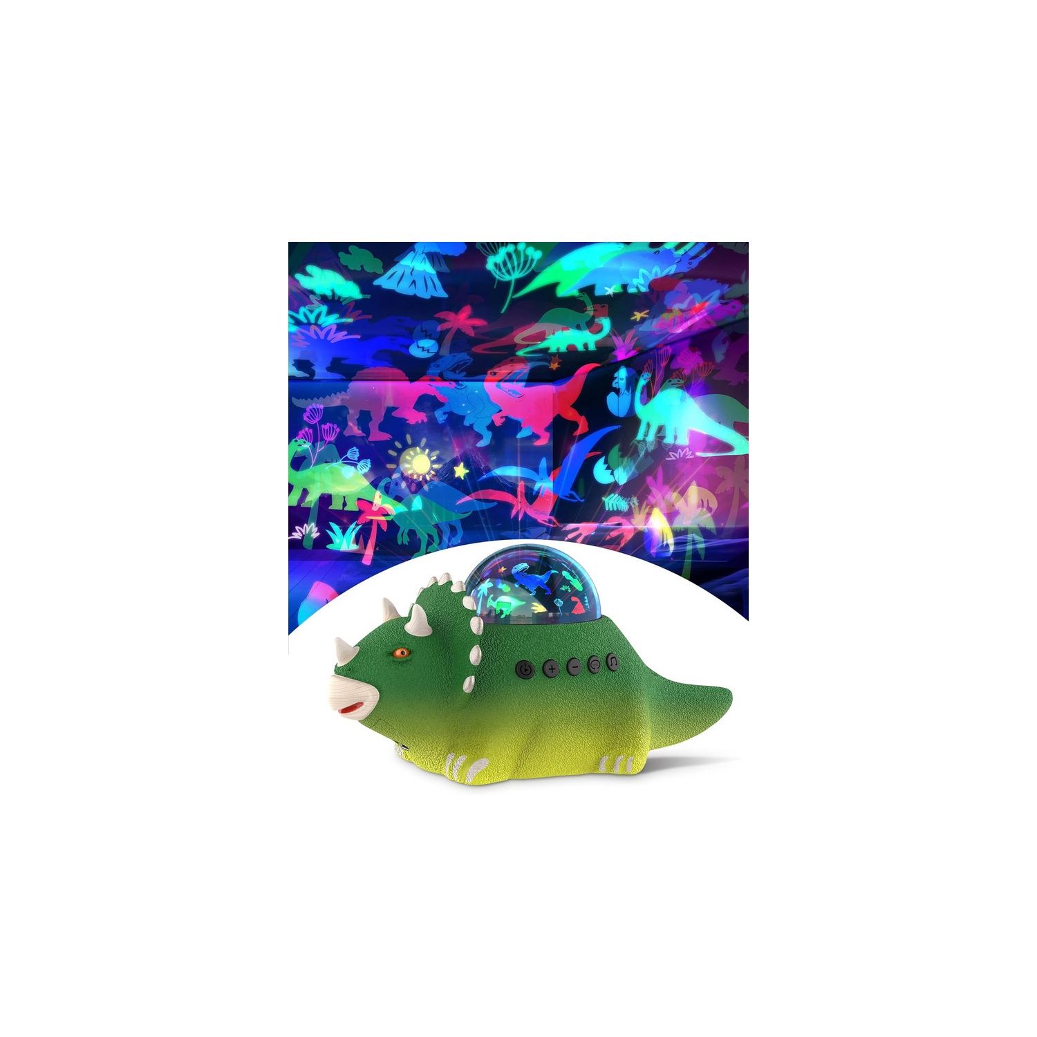 Dinosaur Toys for Kids 3-5, Dinosaur Night Light Projector Lamp for Kids Bedroom, Birthday Gift for Toddler, Dinosaur Projector Nightlight for Boys