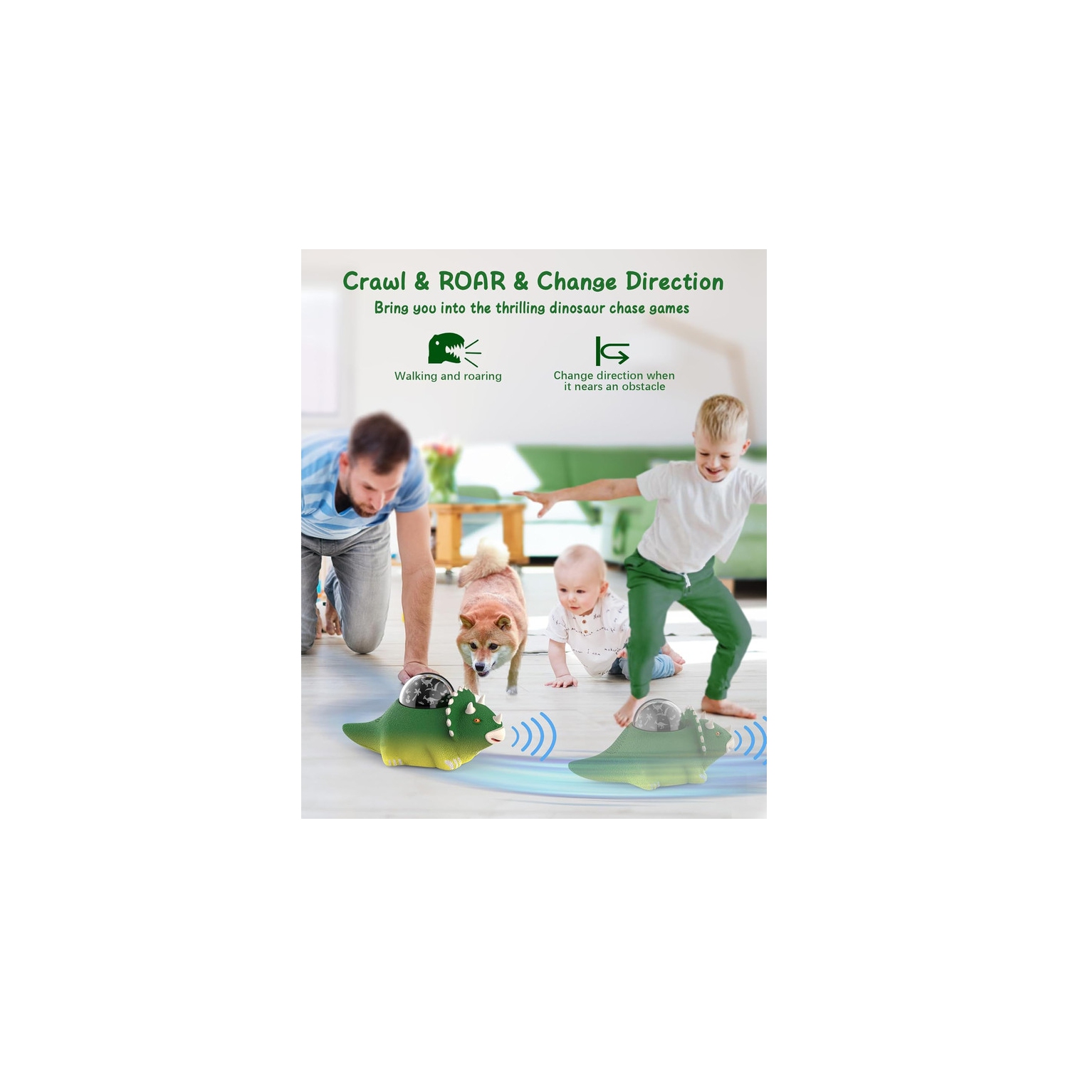 Dinosaur Toys for Kids 3-5, Dinosaur Night Light Projector Lamp for Kids Bedroom, Birthday Gift for Toddler, Dinosaur Projector Nightlight for Boys