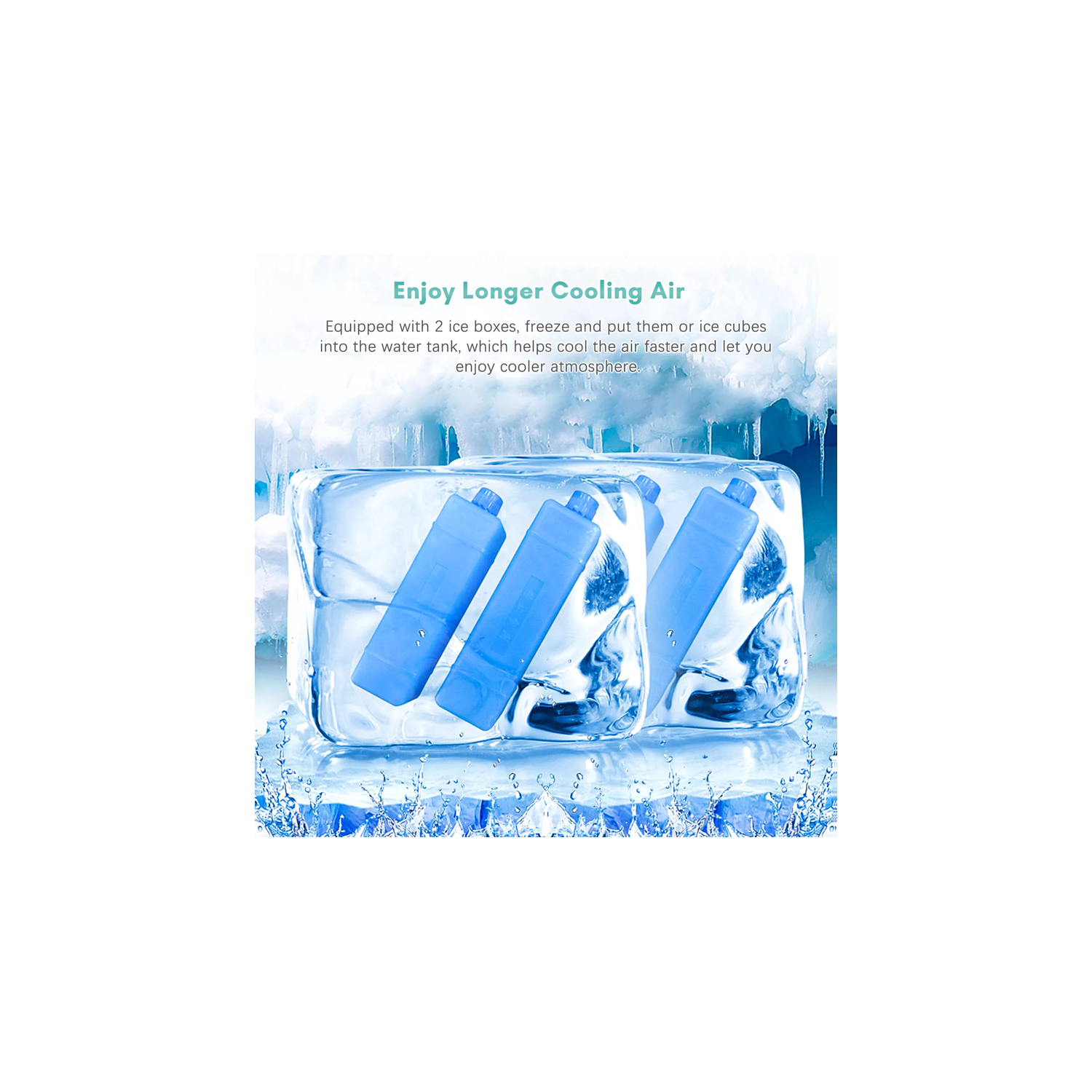 Refroidisseur portatif par évaporation 10&nbsp;L de TOPTENG, humidificateur de ventilateur à distance 3-EN-1, refroidisseur de ventilateur à 3 modes