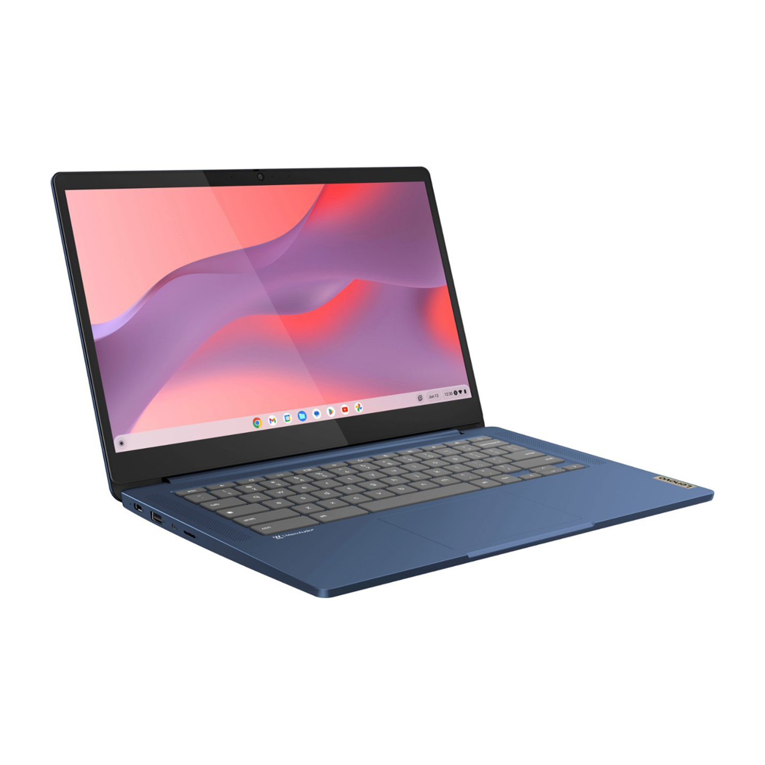 Lenovo Slim 3 Chromebook 14″ FHD IPS Touchscreen Laptop - Abyss Blue(MediaTek Kompanio 520 Processor/64GB eMMC/4GB RAM/Chrome OS)