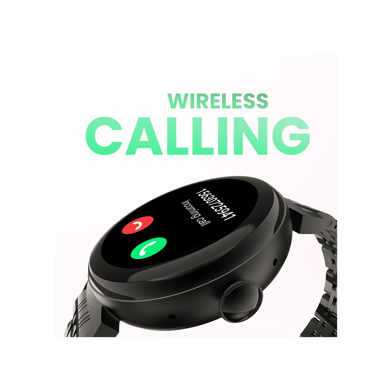 Montre intelligente AMOLED femelle en acier inoxydable Aura de HiFuture