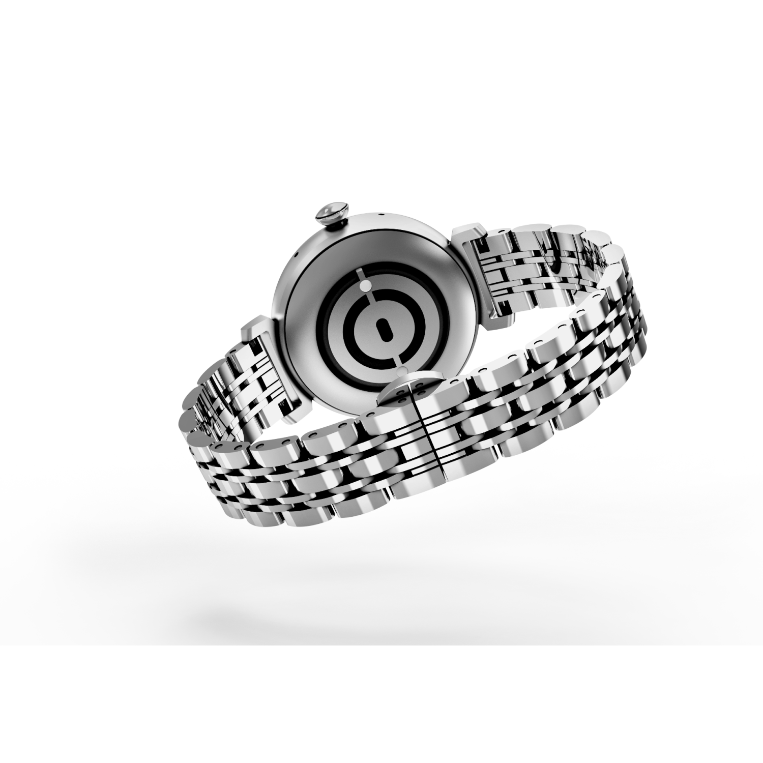 Montre intelligente AMOLED femelle en acier inoxydable Aura de HiFuture