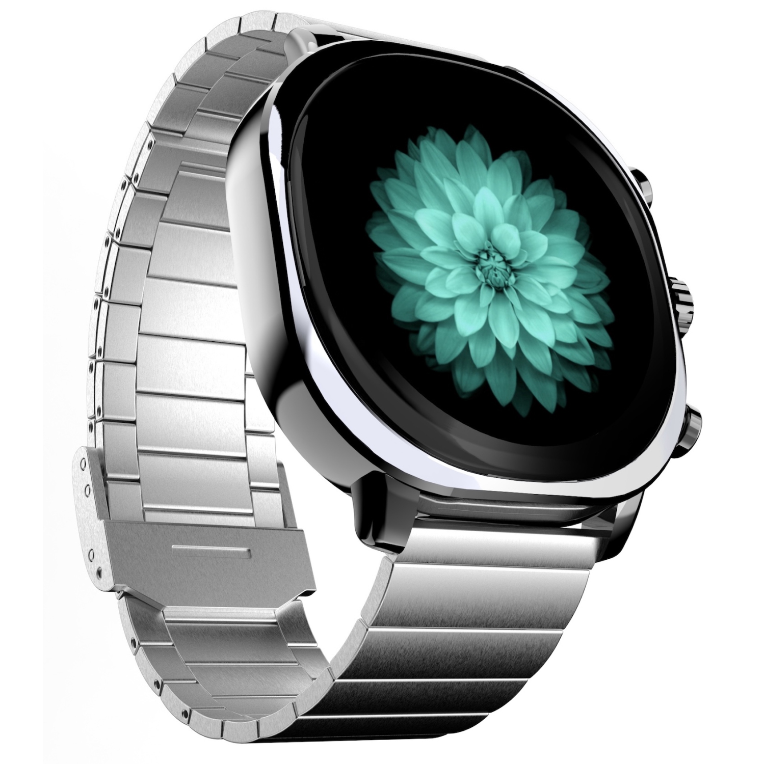 HiFuture – AIX Smartwatch – 1.43” AMOLED, Anti-Fingerprint, 1ATM Waterproof, Bluetooth Calling, Heart Rate & Blood Oxygen, Sleep Monitor, Stainless