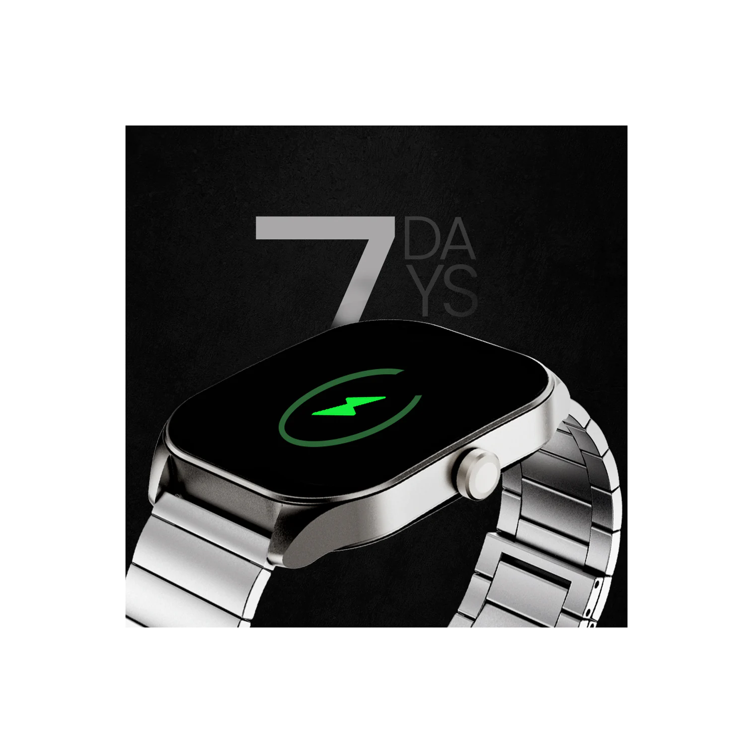 HiFuture – APEX Smartwatch – 2.04” AMOLED, Anti-Fingerprint, IP68 Waterproof, Bluetooth Calling, Heart Rate & Blood Oxygen, Sleep Monitor, Stainless