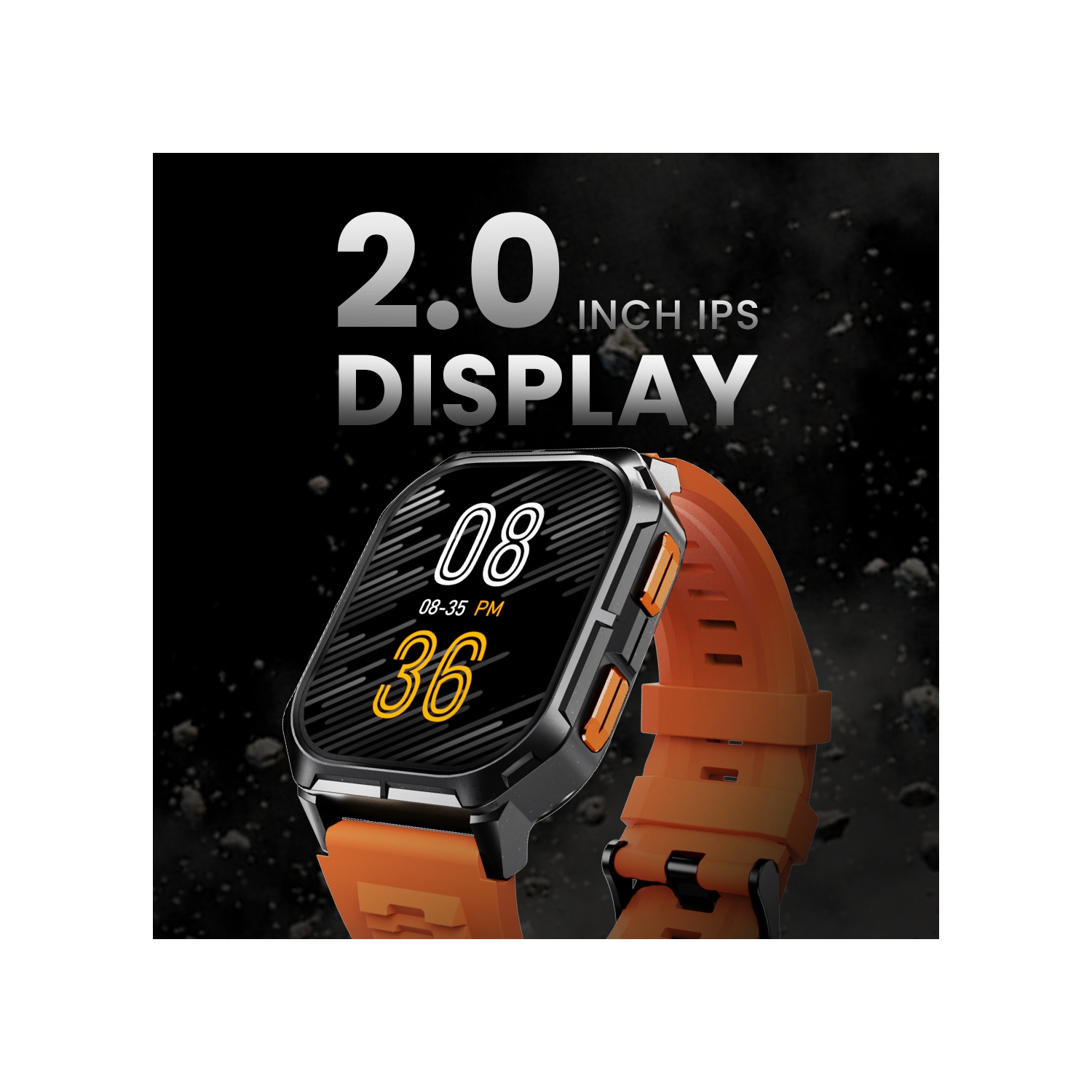 HiFuture – Ultra3 Smartwatch – 2.0" TFT Display, Bluetooth Calling, 100+ Sports Modes, Heart Rate, Blood Oxygen, Sleep Monitor, 7 Days Battery, IP68