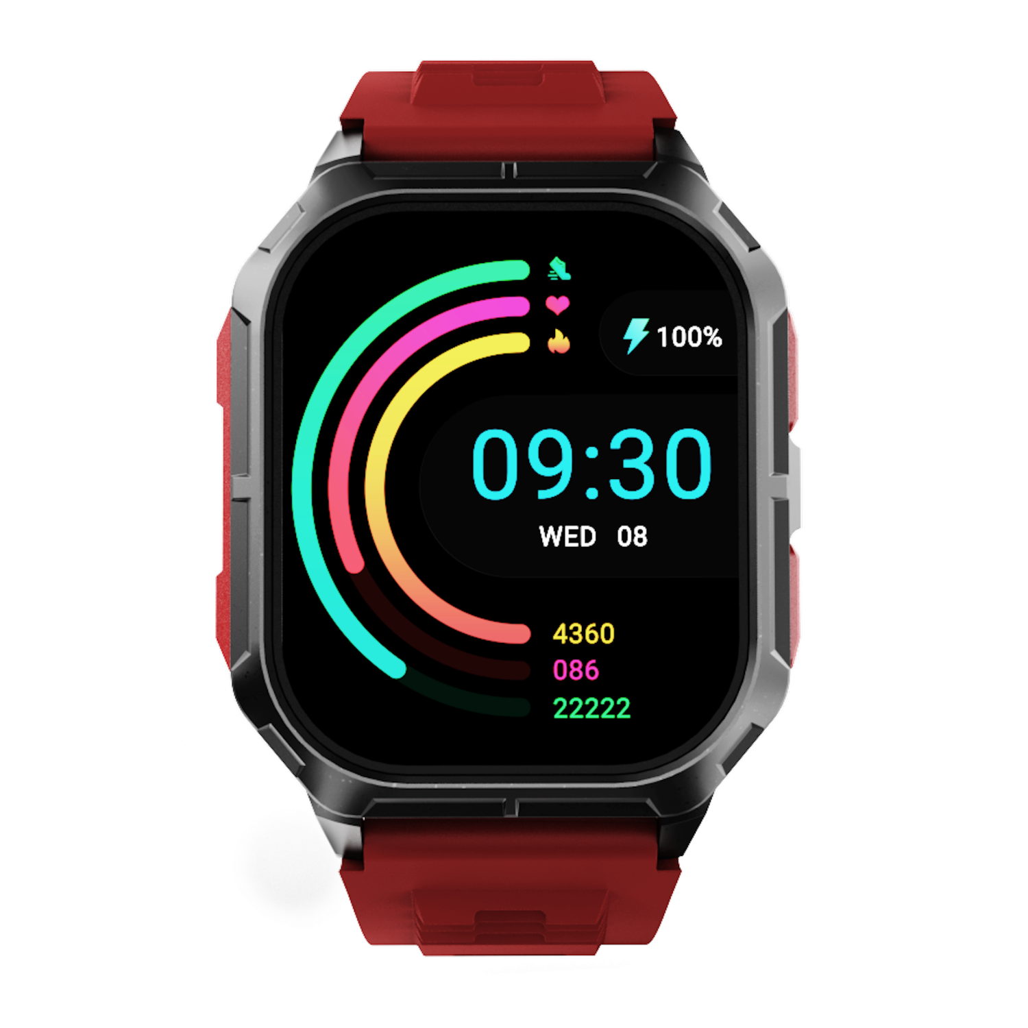 HiFuture – Ultra3 Smartwatch – 2.0" TFT Display, Bluetooth Calling, 100+ Sports Modes, Heart Rate, Blood Oxygen, Sleep Monitor, 7 Days Battery, IP68