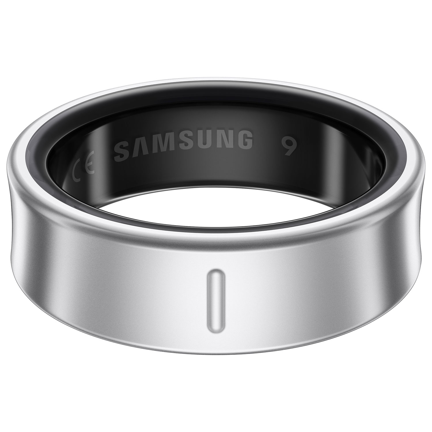 Samsung Galaxy Ring - Silver Titanium - Size 8