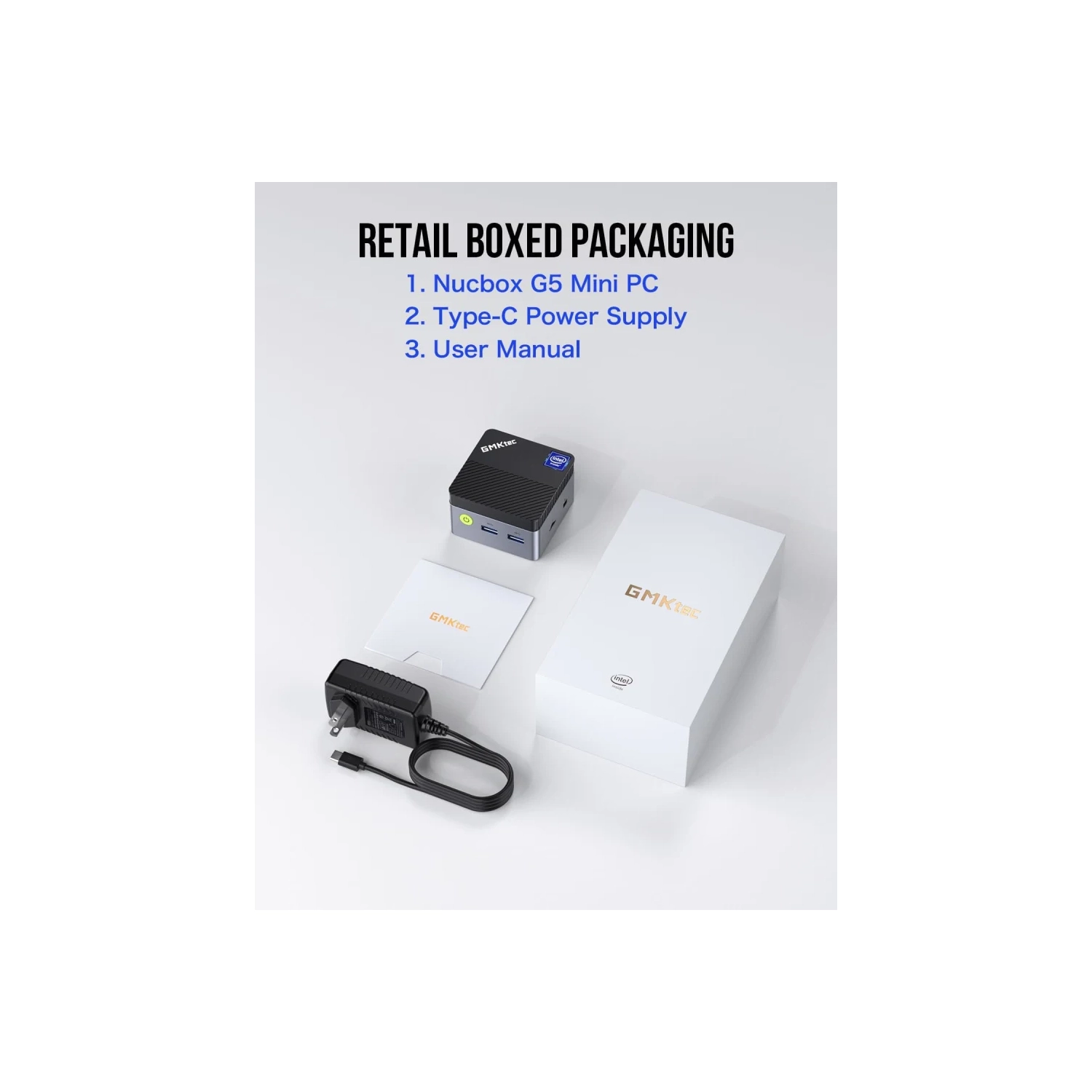 GMKtec Mini PC N97 with Windows 11 Pro – 12th Gen Intel Alder Lake, 12GB DDR5, 256GB SSD for Business & Office