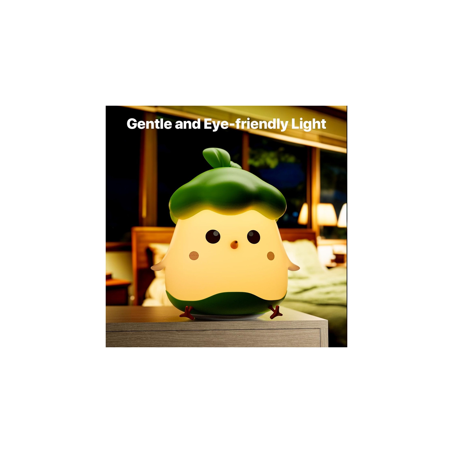 Night Light for Kids Bedroom with Dimming Function,Rechargeable LED Night Light Lamp with 15 or 30 Minutes Timer & Tap Control