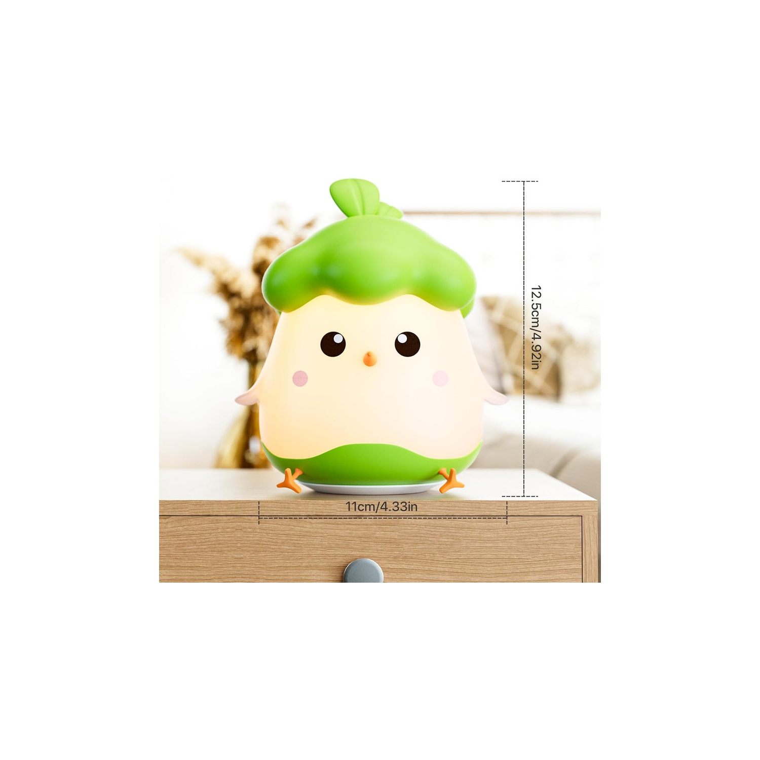 Night Light for Kids Bedroom with Dimming Function,Rechargeable LED Night Light Lamp with 15 or 30 Minutes Timer & Tap Control