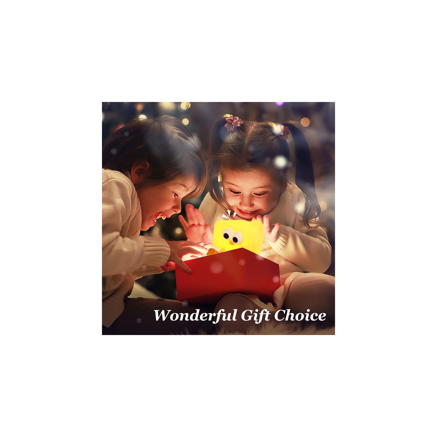 Veilleuse en forme de fromage mignon, veilleuse avec minuterie et luminosité de 2 degrés, lampe de table à robinet rechargeable en silicone Squishy