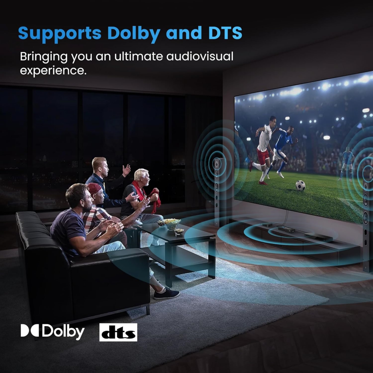 HDMI Switch 5 in 1 Out 4K@60Hz, 5x1 HDMI Splitter Switcher with IR Remote, 5 Port HDMI Selector Box Support HDMI2.0, Dolby Vision/Atmos, HDR10 for