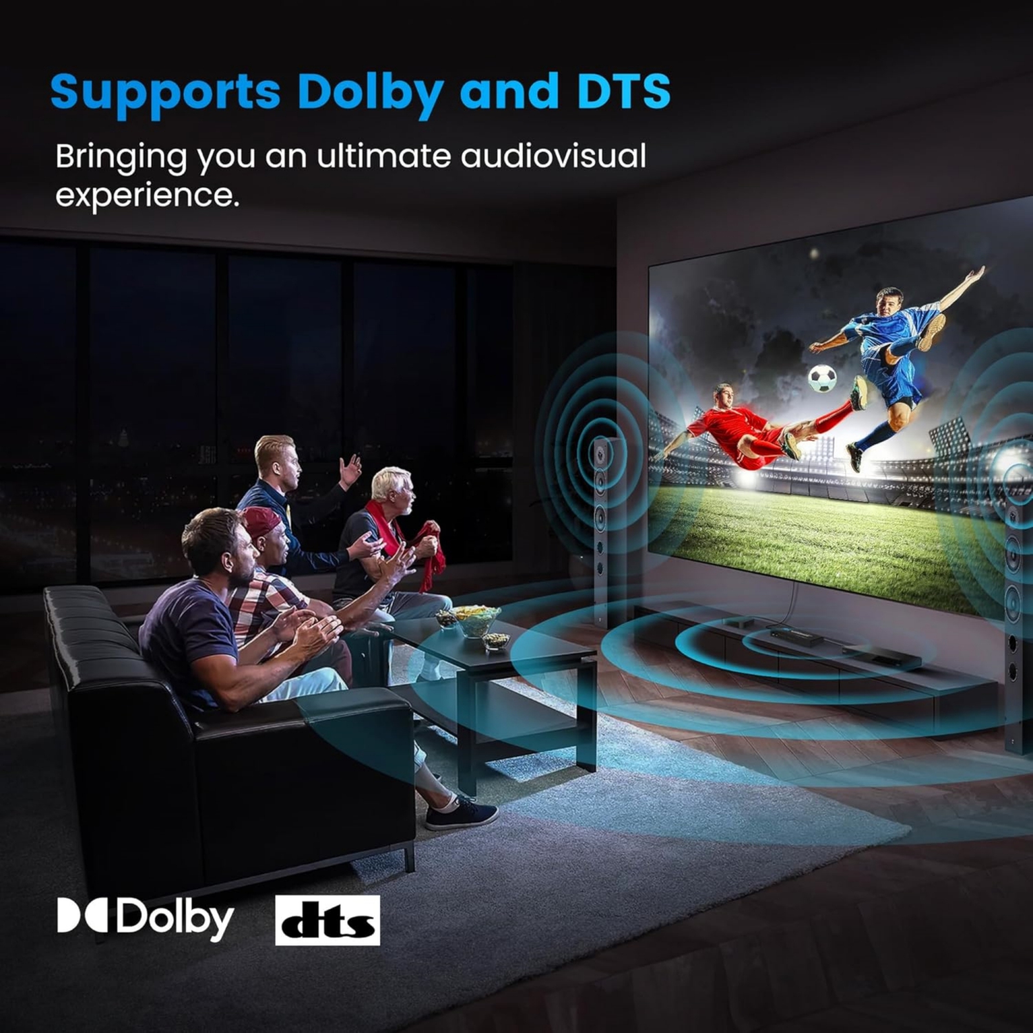 HDMI Switch 7 in 1 Out 4K@60Hz, 7x1 HDMI Switcher with IR Remote, 7 Port HDMI Selector Box Support HDMI2.0, Dolby Vision/Atmos, HDR10 for Xbox,