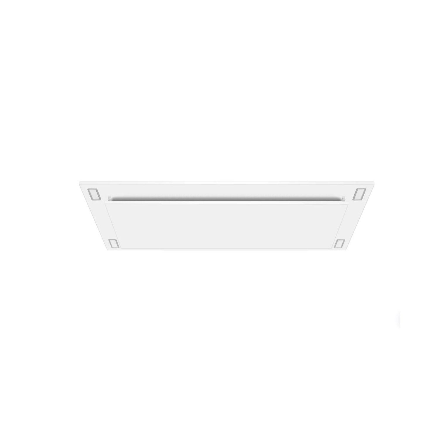 VICTORY 600 CFM White Flush Ceiling Mount Range Hood- Sunset