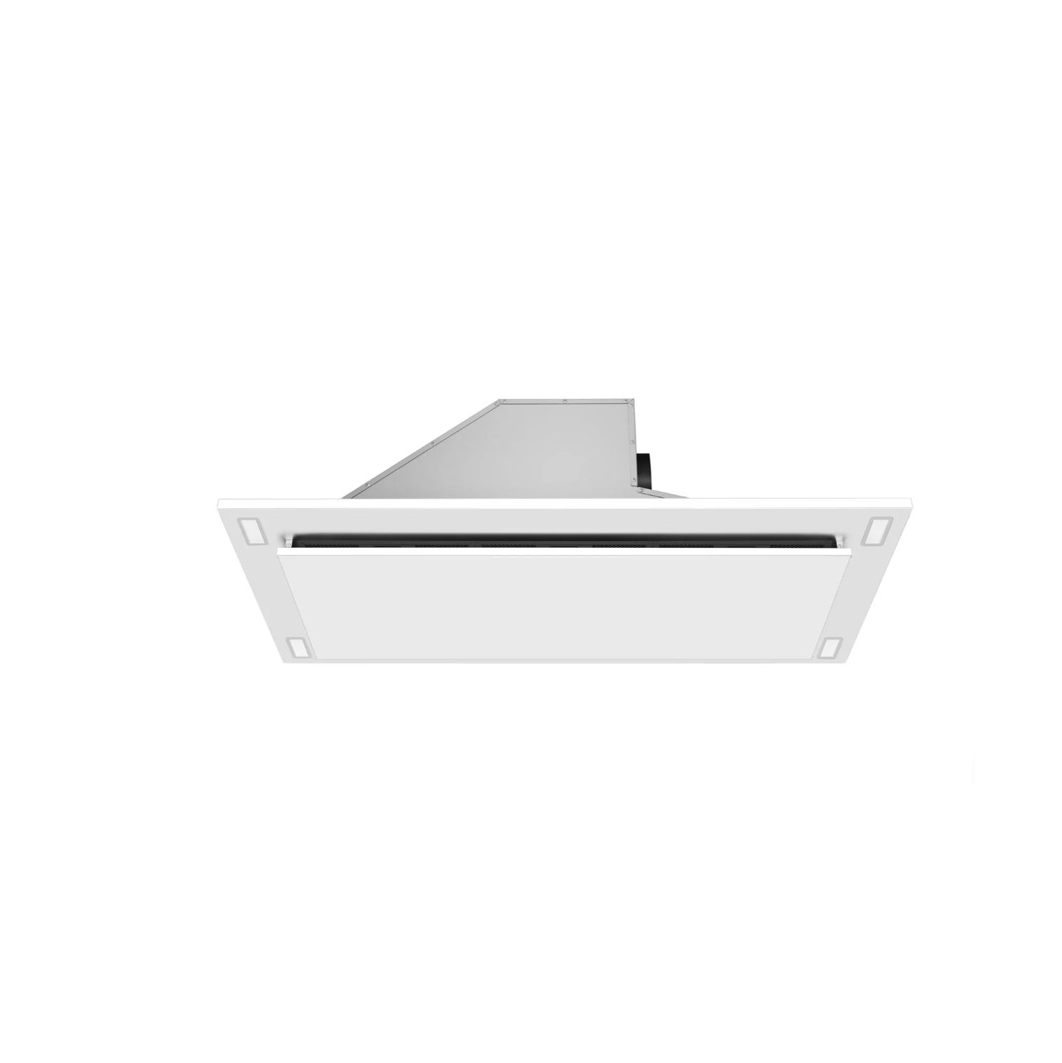 VICTORY 600 CFM White Flush Ceiling Mount Range Hood- Sunset