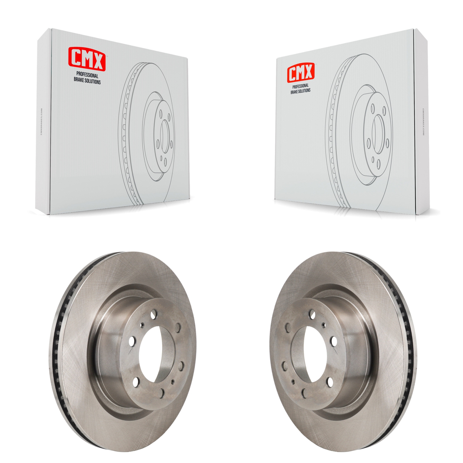 Front Disc Brake Rotors Pair For Toyota Tundra Lexus LX600 Sequoia K8-102616