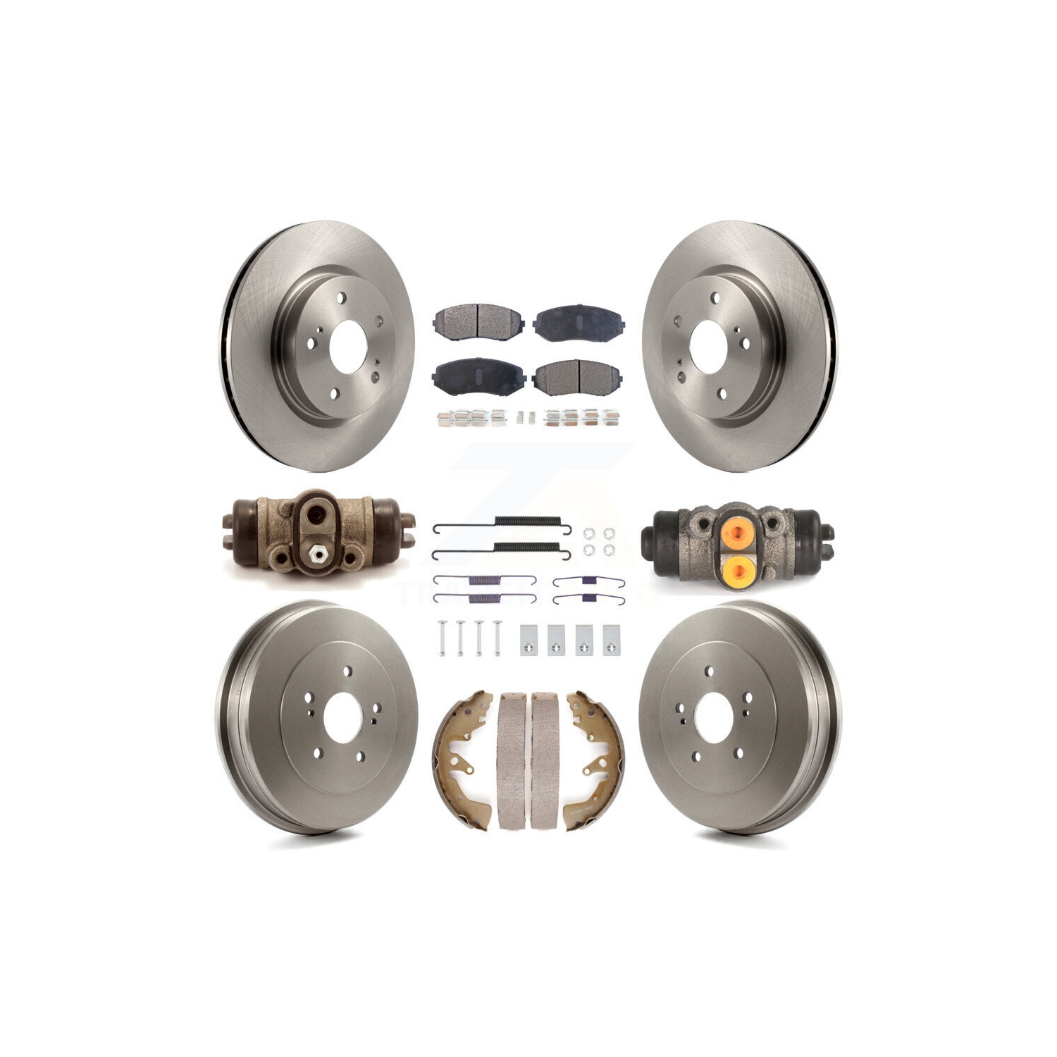 Kit tambour à plaquette semi-métallique pour disque de frein arrière avant pour Suzuki Grand Vitara K8F-104116 2008