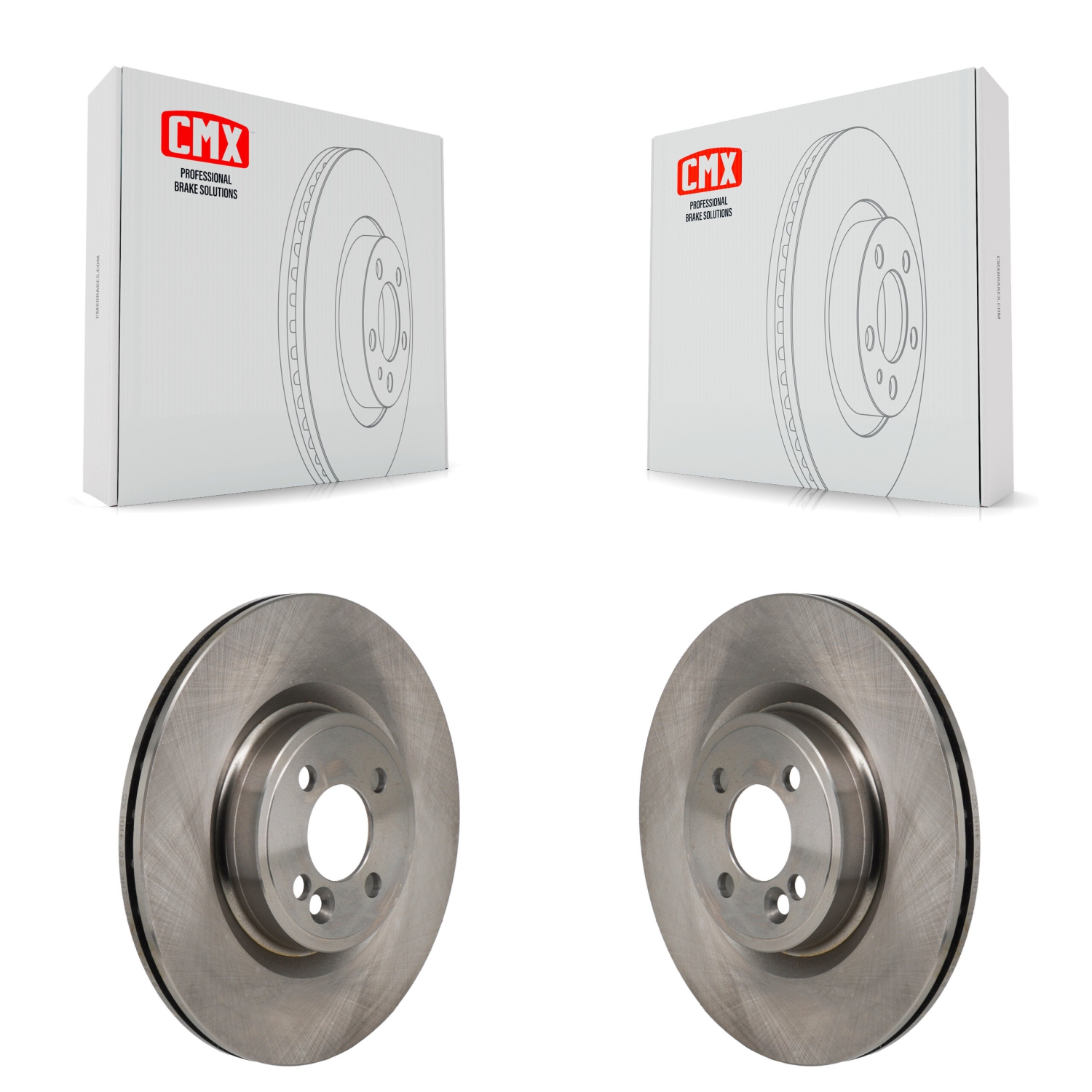 Front Disc Brake Rotors Pair For 2009-2015 Mini Cooper With 316mm Diameter Rotor K8-102591