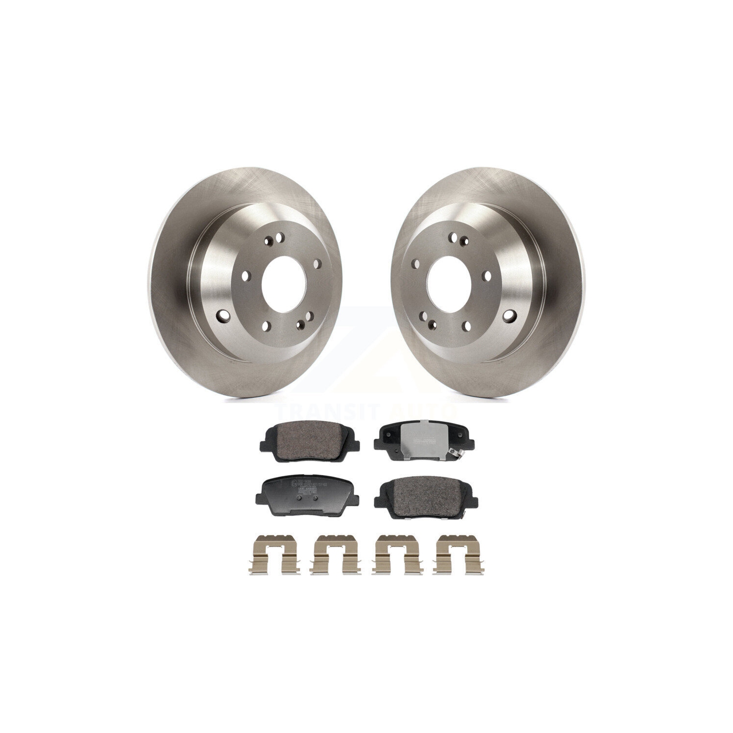 Disques de frein arrière et plaquettes en céramique pour Hyundai Santa Fe Sport Kia Sorento XL K8T-104522