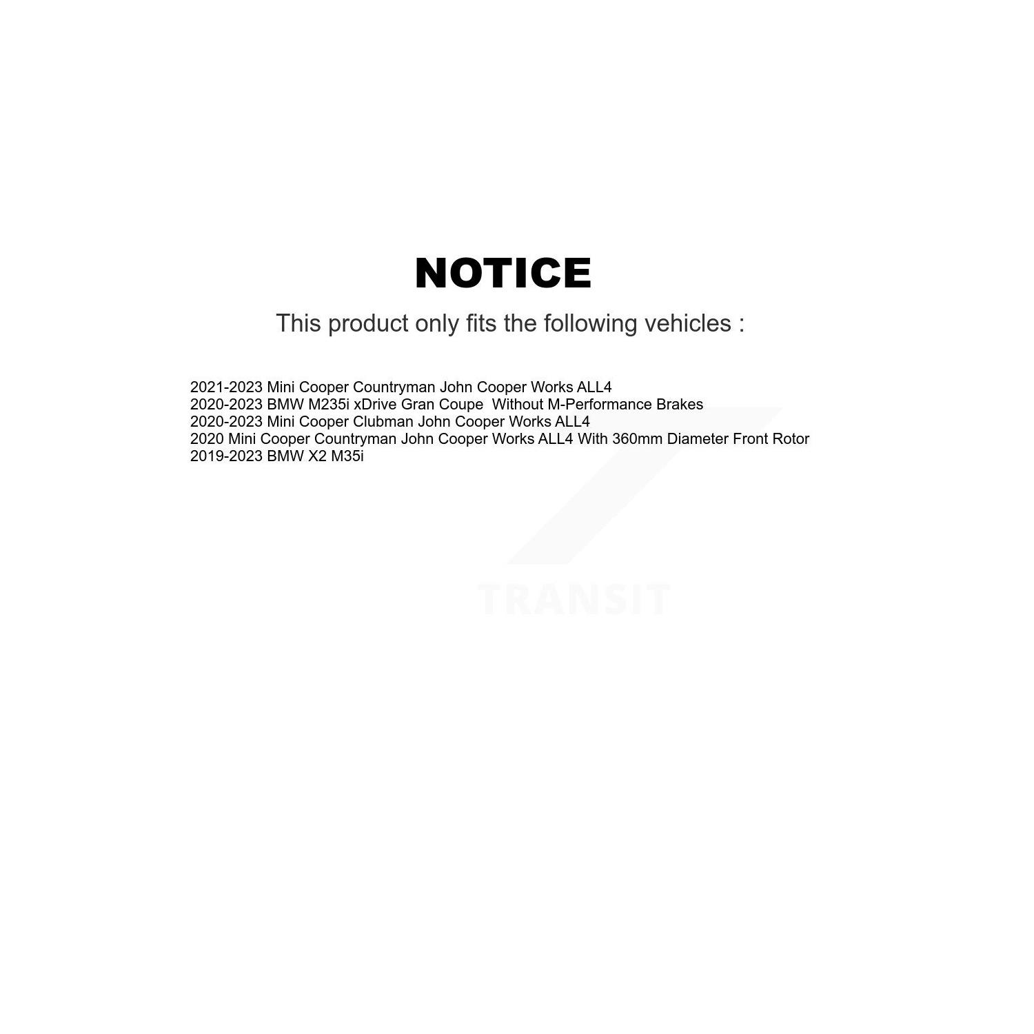 Front Rear Drill Slot Brake Rotors Kit For Mini Cooper Countryman BMW X2 M235i xDrive Gran KD-100637