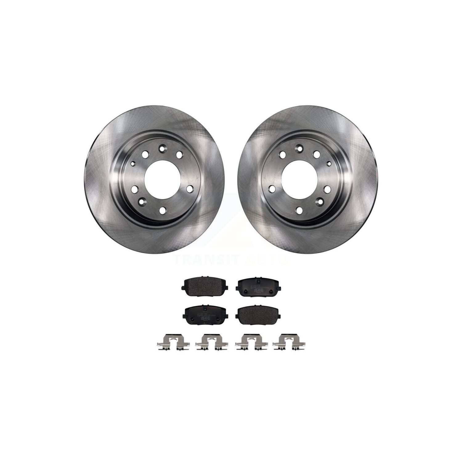 Rear Disc Brake Rotors And Ceramic Pads Kit For 2006-2015 Mazda MX-5 Miata K8T-104395