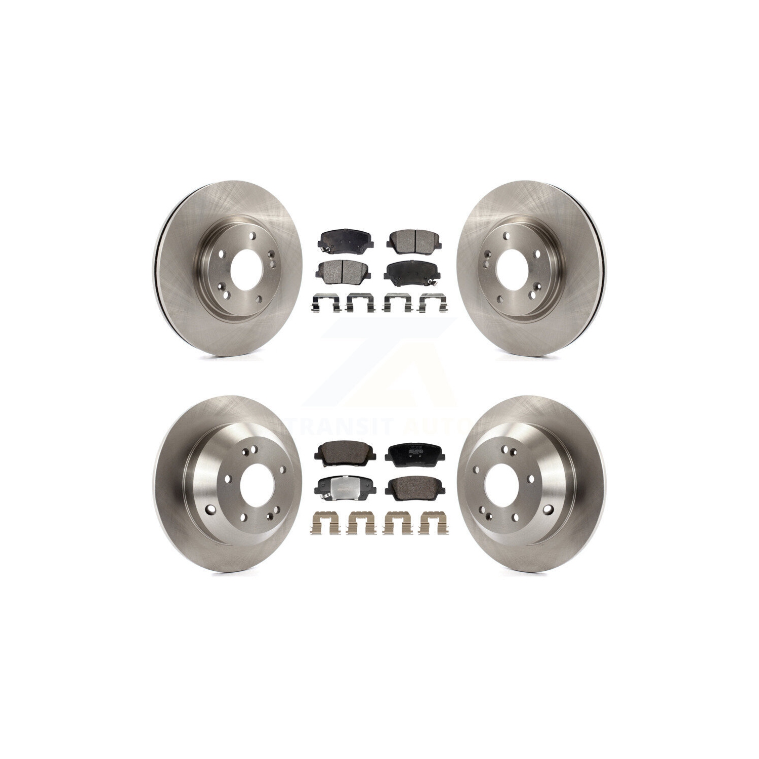 Disques de frein arrière avant et plaquettes semi-métalliques pour Hyundai Santa Fe Kia Sorento K8F-104030