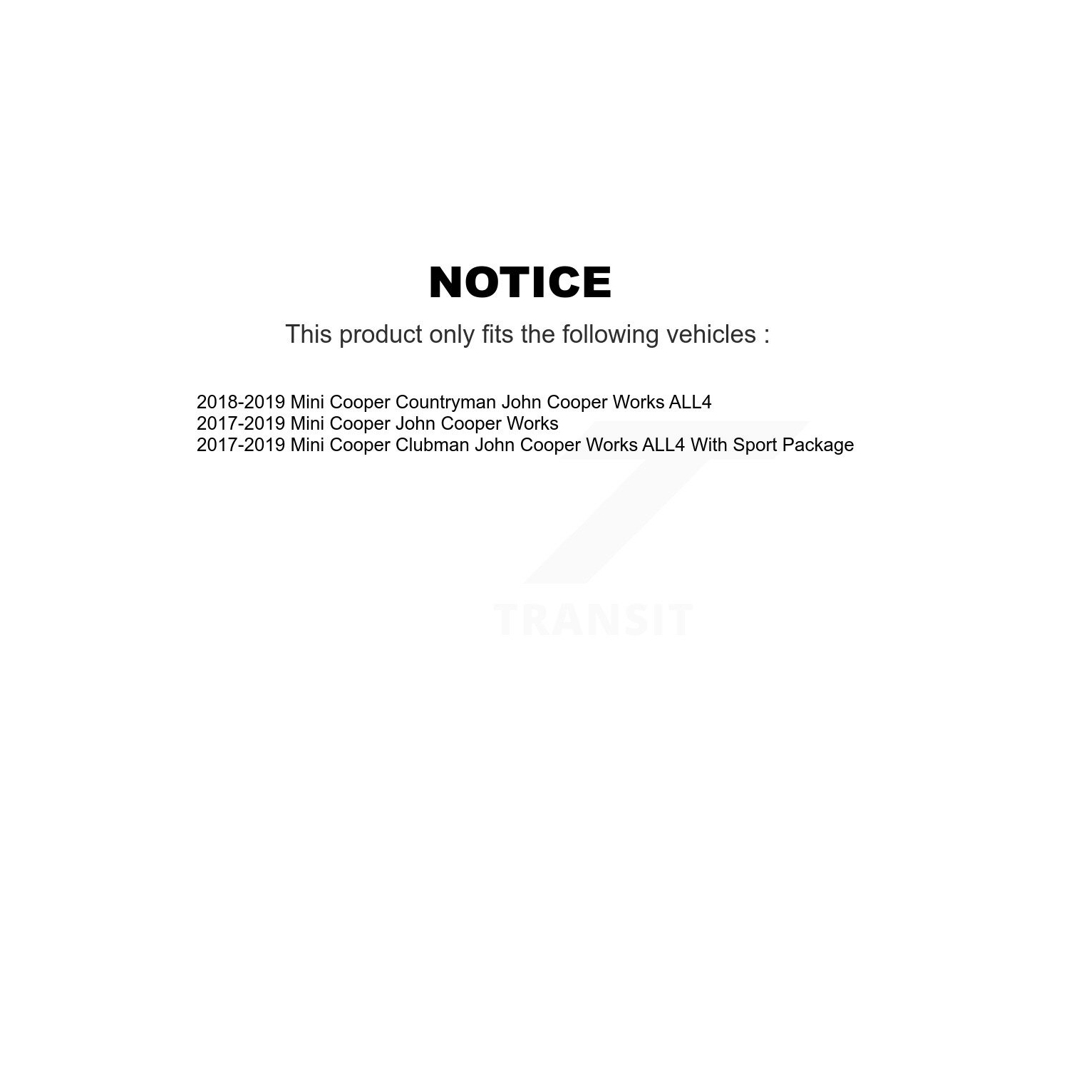 Jeu de plaquettes en céramique pour disque de frein à fente de semoir de fourreau avant pour mini Cooper Countryman Clubman KDC-101153