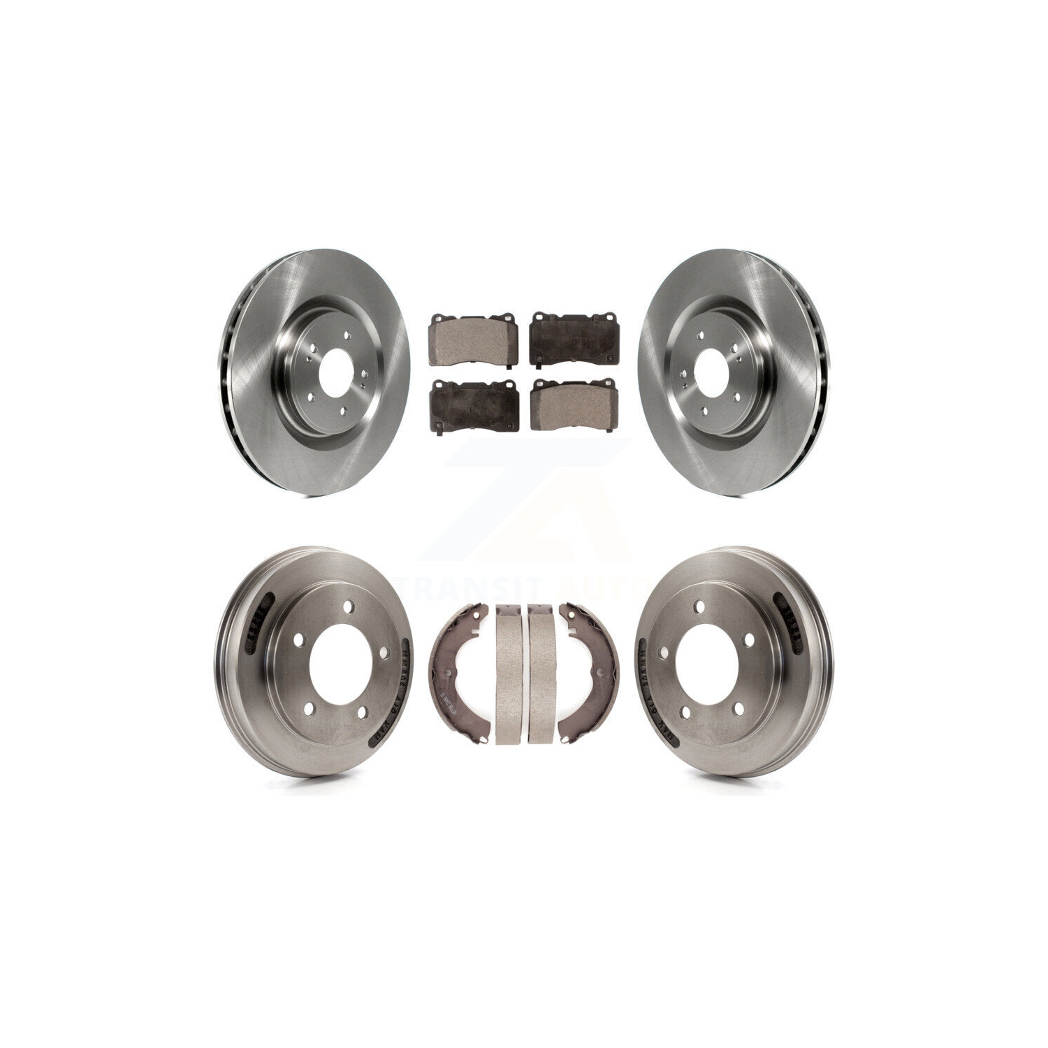 Disques de frein avant arrière Plaquettes et tambour en céramique pour Mitsubishi Lancer K8T-104552