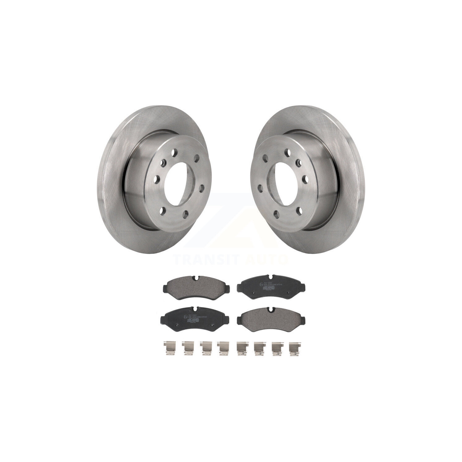 Kit disque de frein arrière et plaquette céramique pour Mercedes-Benz Sprinter 2500 3500 Freightliner 1500 K8T-104441