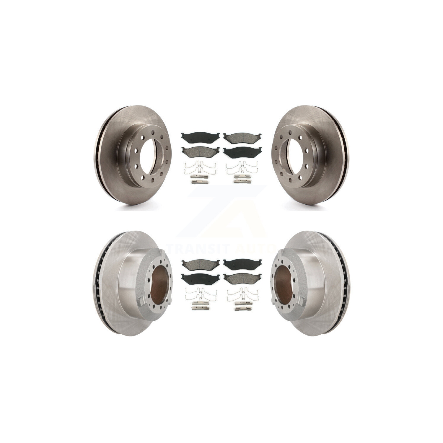 Disques de frein arrière semi-métalliques pour Ford F-450 Super Duty F-550 CF500 CF600 K8S-103795