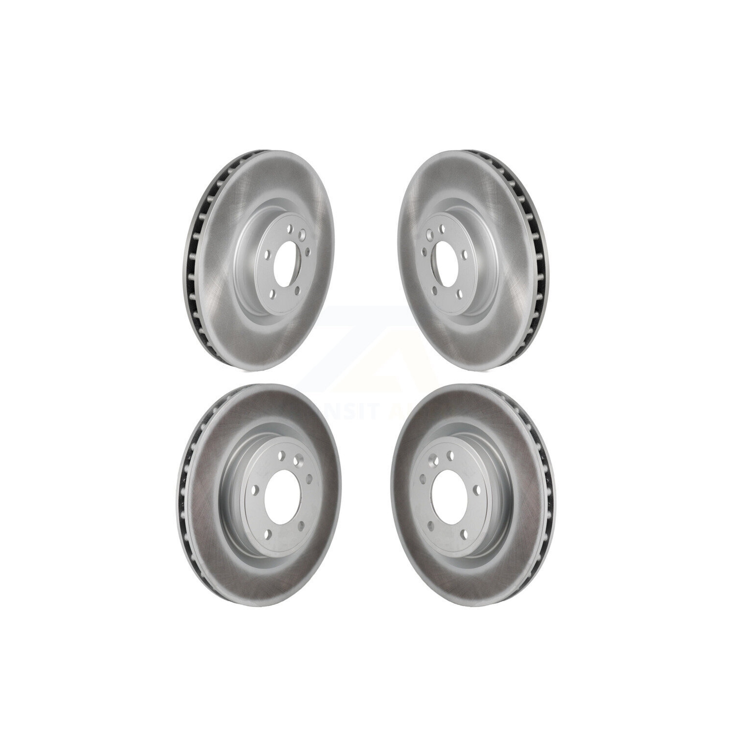 Front Rear Coated Disc Brake Rotors Kit For Land Rover Range Discovery KG-101929