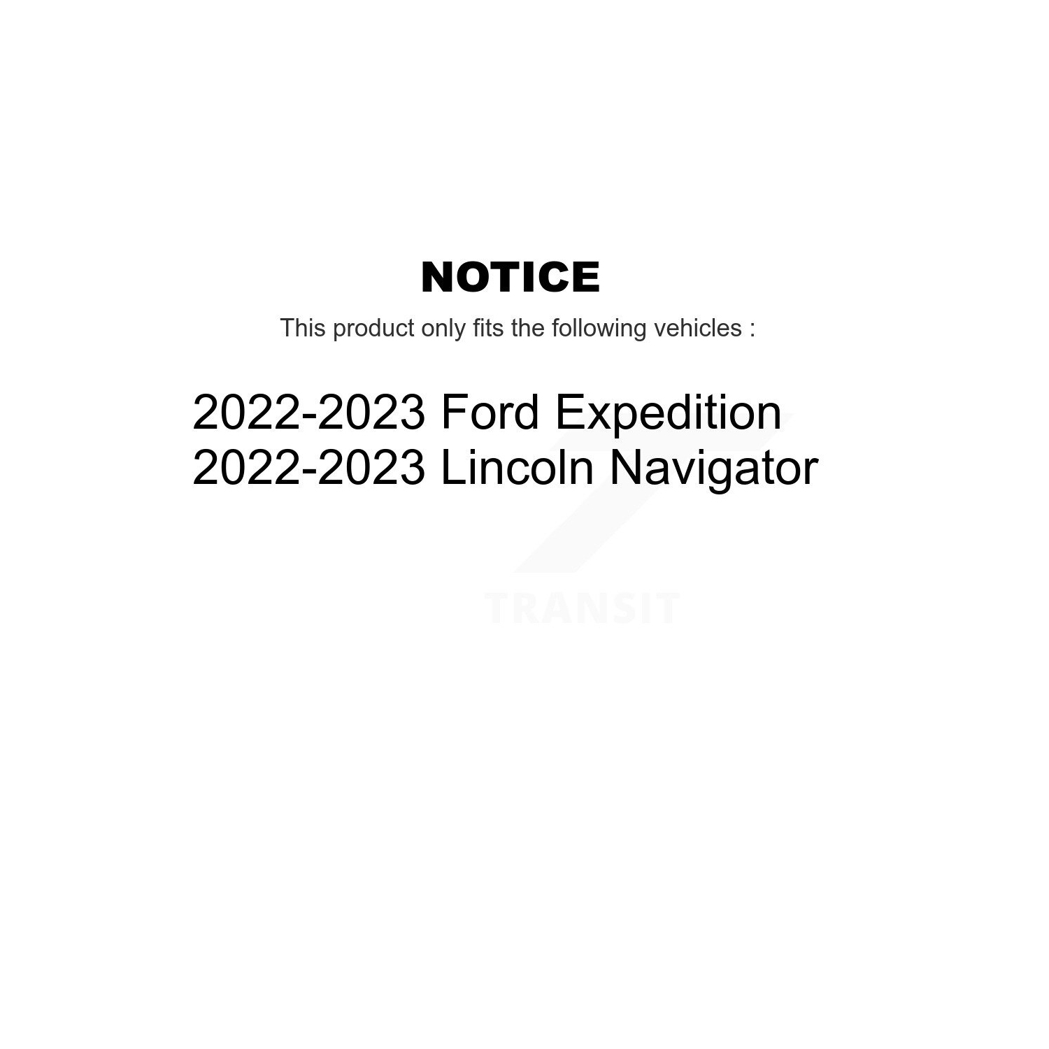 Ensemble de disque de frein avant à fente percée avec plaquette en céramique arrière pour Ford Expedition Lincoln Navigator KDA-103142