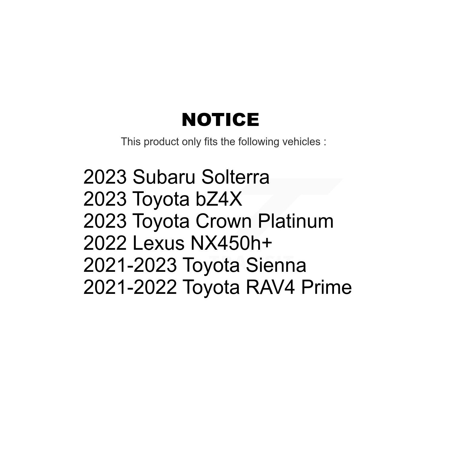 Front Drill Slot Disc Brake Rotor Semi-Metallic Pad Kit For Toyota Sienna RAV4 Prime bZ4X KDS-101115