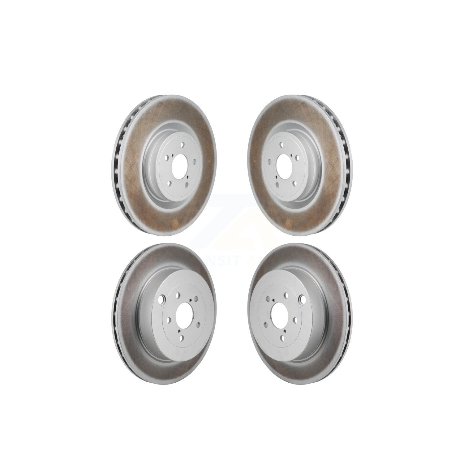 Front Rear Coated Disc Brake Rotors Kit For Subaru BRZ Toyota 86 With Brembo Brakes KG-101878