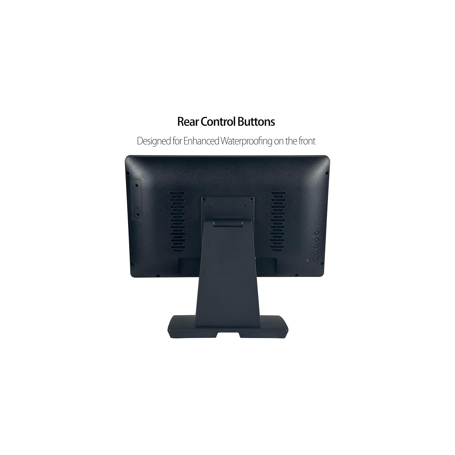 Commercial Grade 17.3 Inch 1920 x 1080 FHD Touchscreen POS Monitor, 10 Points Touch HDMI VGA, Waterproof Dustproof Screen, Indusitrial, Office,