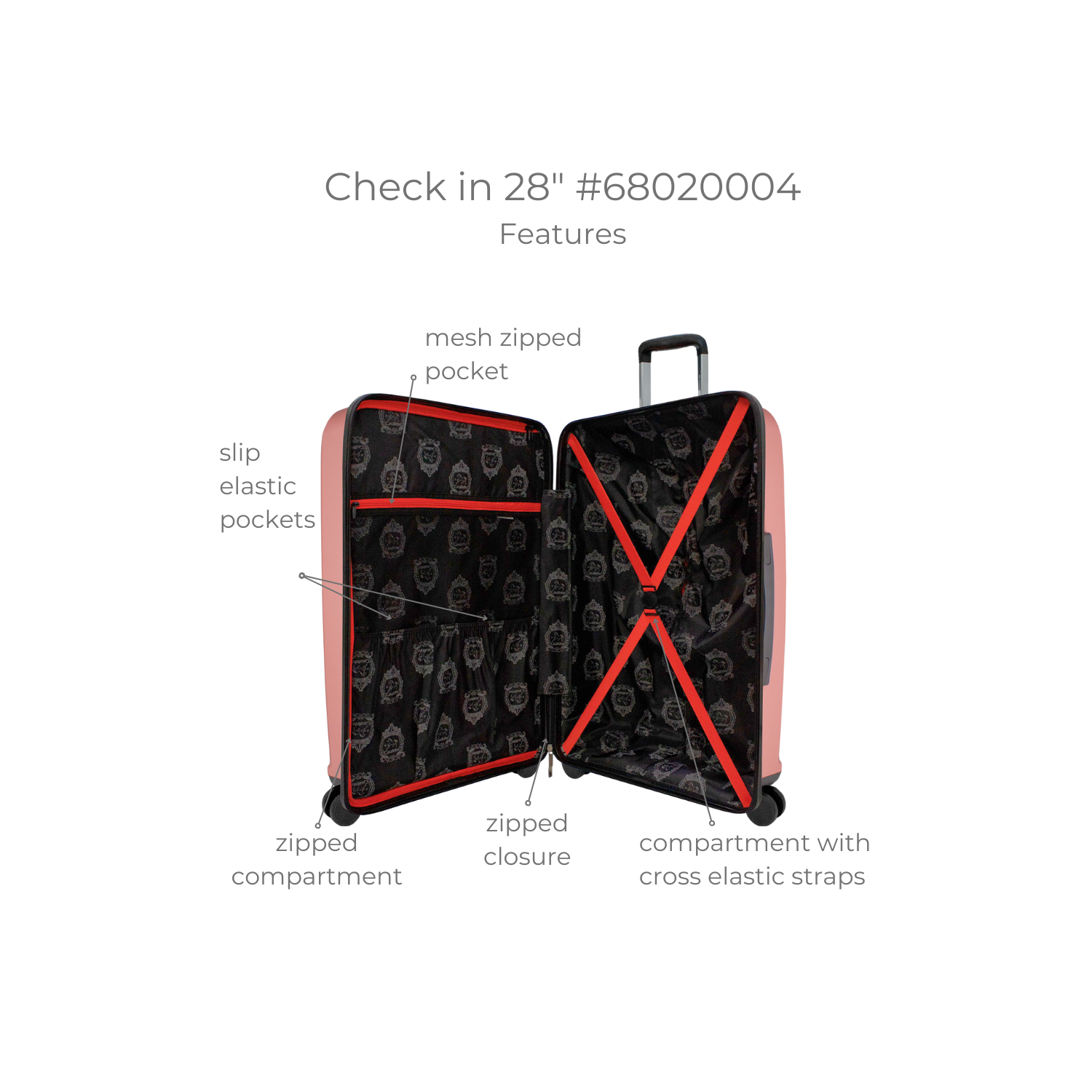 Valise rigide 28&nbsp;po Colorful Check-In de Cavalinho - Vert