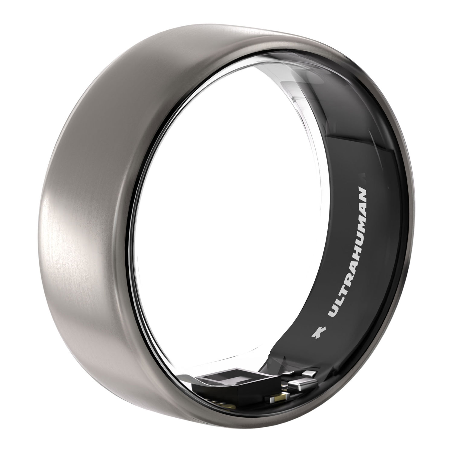 Ultrahuman Ring Air Sleep & Fitness Smart Ring - Size 12 - Natural Titanium