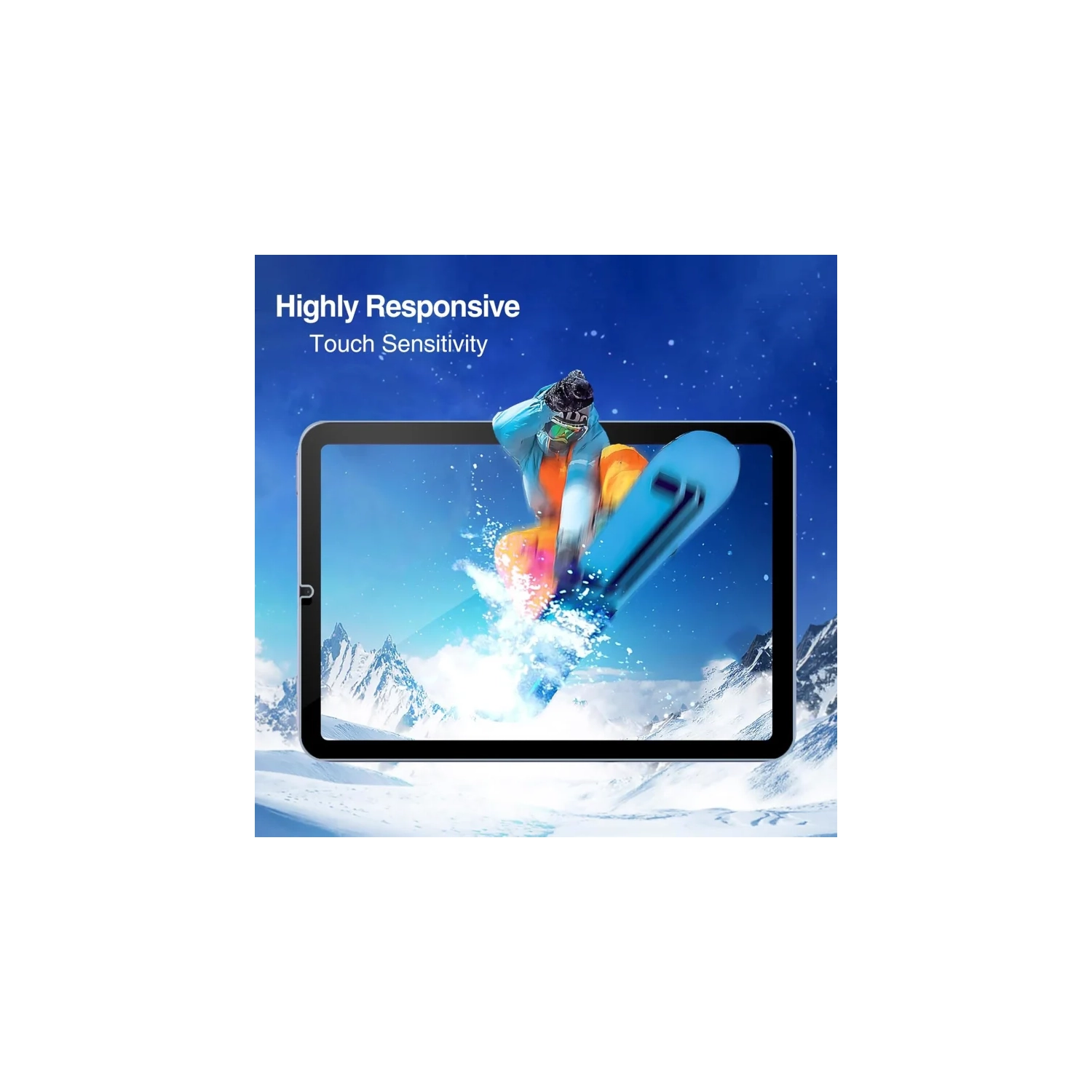 Paquet de 1 protecteurs d'écran en verre trempé pour iPad mini 7 de 8,3&nbsp;po et Mini 6 (2021) - Compatible avec les modèles A17 Pro, A2567, A2568,