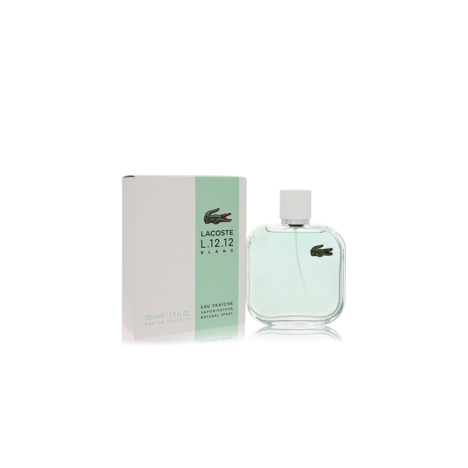 Eau de Lacoste L.12,12 Blanc Eau Fraichie par Lacoste Eau de Toilette en vaporisateur 3,4&nbsp;oz