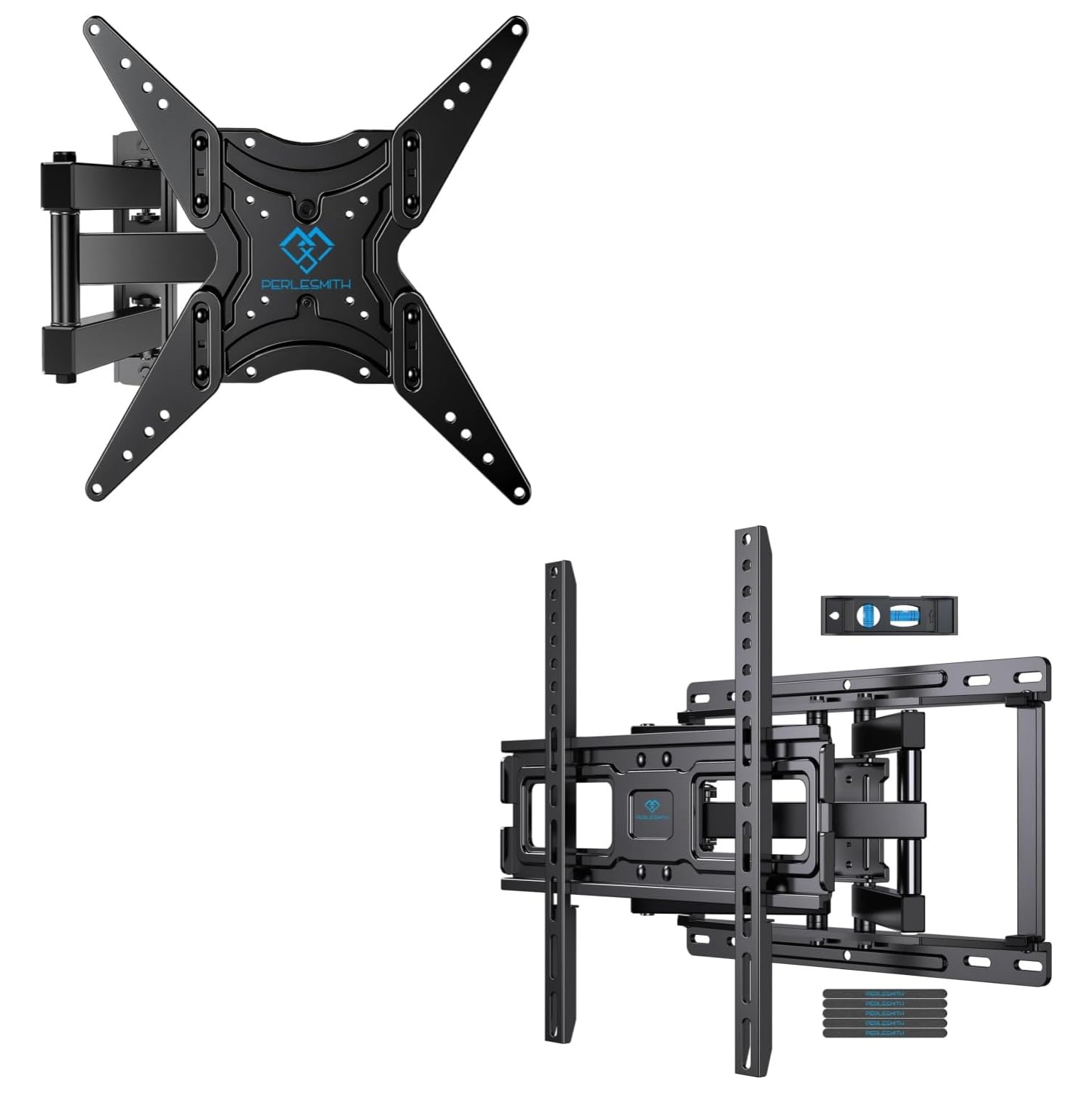 Support mural articulé PERLESMITH pour téléviseur de 32 à 65&nbsp;po