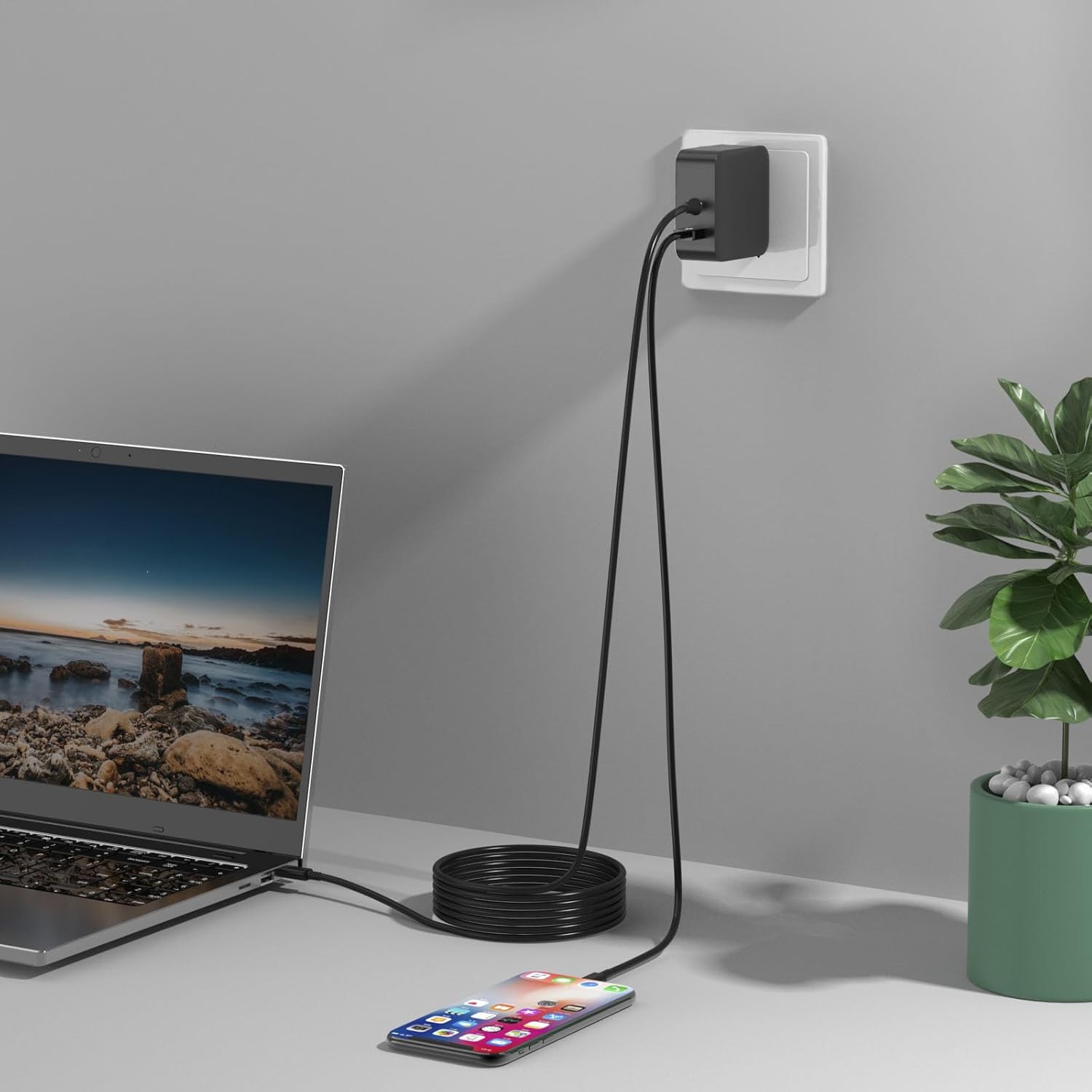 65W 45W USB C Laptop Charger Chromebook Charger for Asus ZenBook Transformer ExpertBook C302 C403 C423 C433T C434 C436 C523N C101P C202X C204E CX1