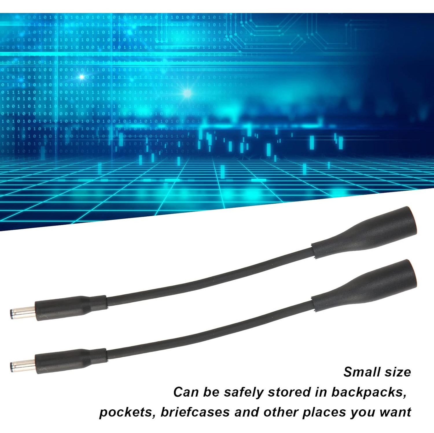 4Pcs câble convertisseur adaptateur de pointe DC 7.4 ports 5,0&nbsp;mm vers 4.5 ports 3,0&nbsp;mm pour ordinateur portatif Dell, prêt à l'emploi