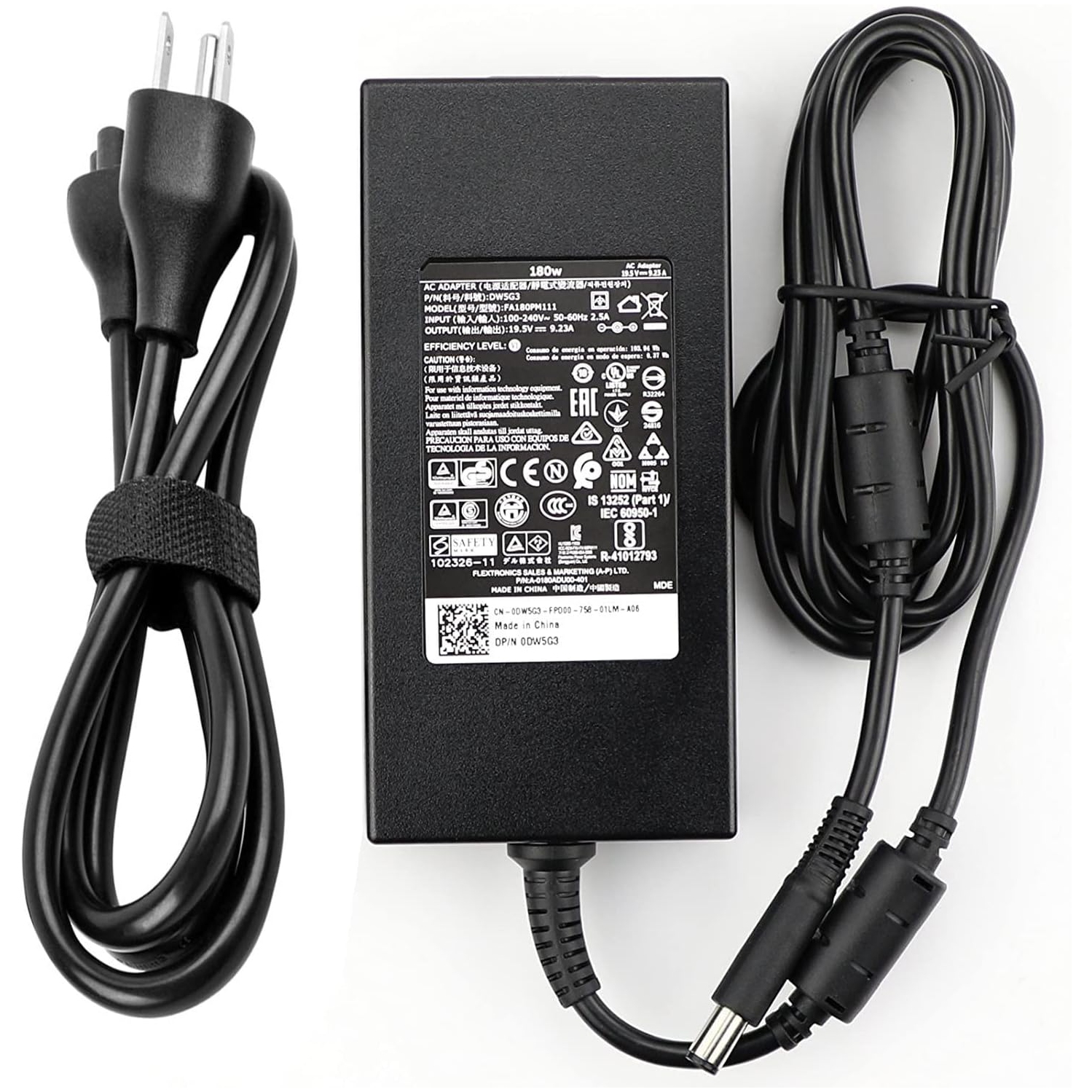 180W Dock Power Supply Fit for Dell Dock WD19 K20A001 TB16 D6000 D6000S Business Monitor Dock WD15 K17A001 Docking Station WD19 WD19S WD19TBS WD19TB K20A Dell Docking Station Power