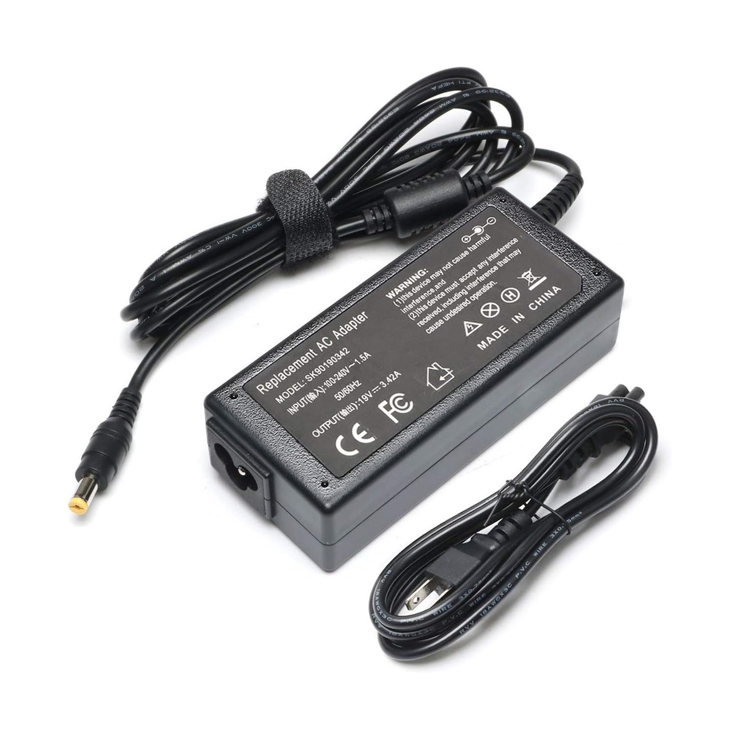 65W Laptop Charger for Acer Aspire 5/3/1 Series A315 A515 A314 A115 A315-24P A315-24P-R7VH A115-32 A314-23P A515-56 A515-44 A515-55 A515-51 A115-31 V3 V5 V7 E1 E3 E5 S5 S7 R3 R5 R7