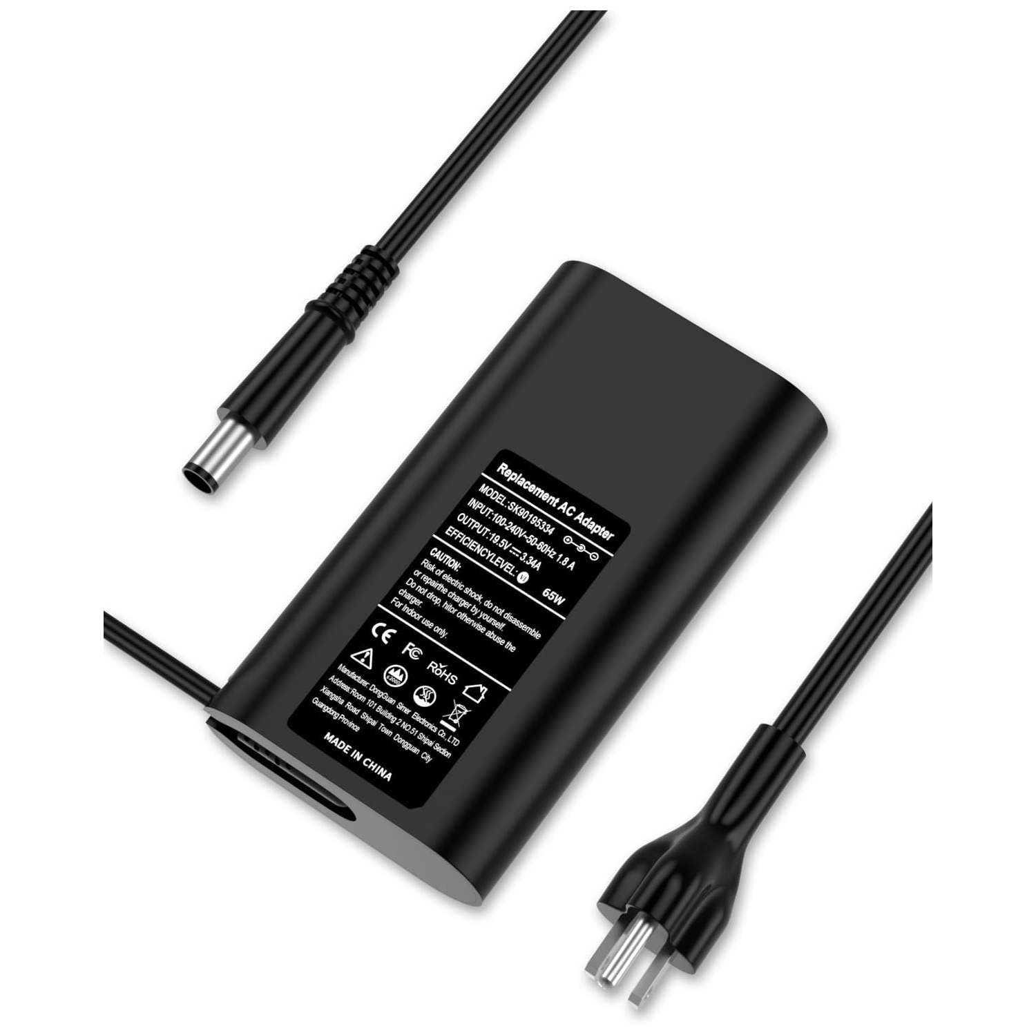 65W Laptop Charger for Dell inspiron N5110 N5010 N7110 N7010 N4110 1545 Latitude E5470 E6430 E6420 E7470 E5420 7490 7480 5480 5580 3190 5400 7400 5490 la65ns2-01 492-bbme Chromeboo