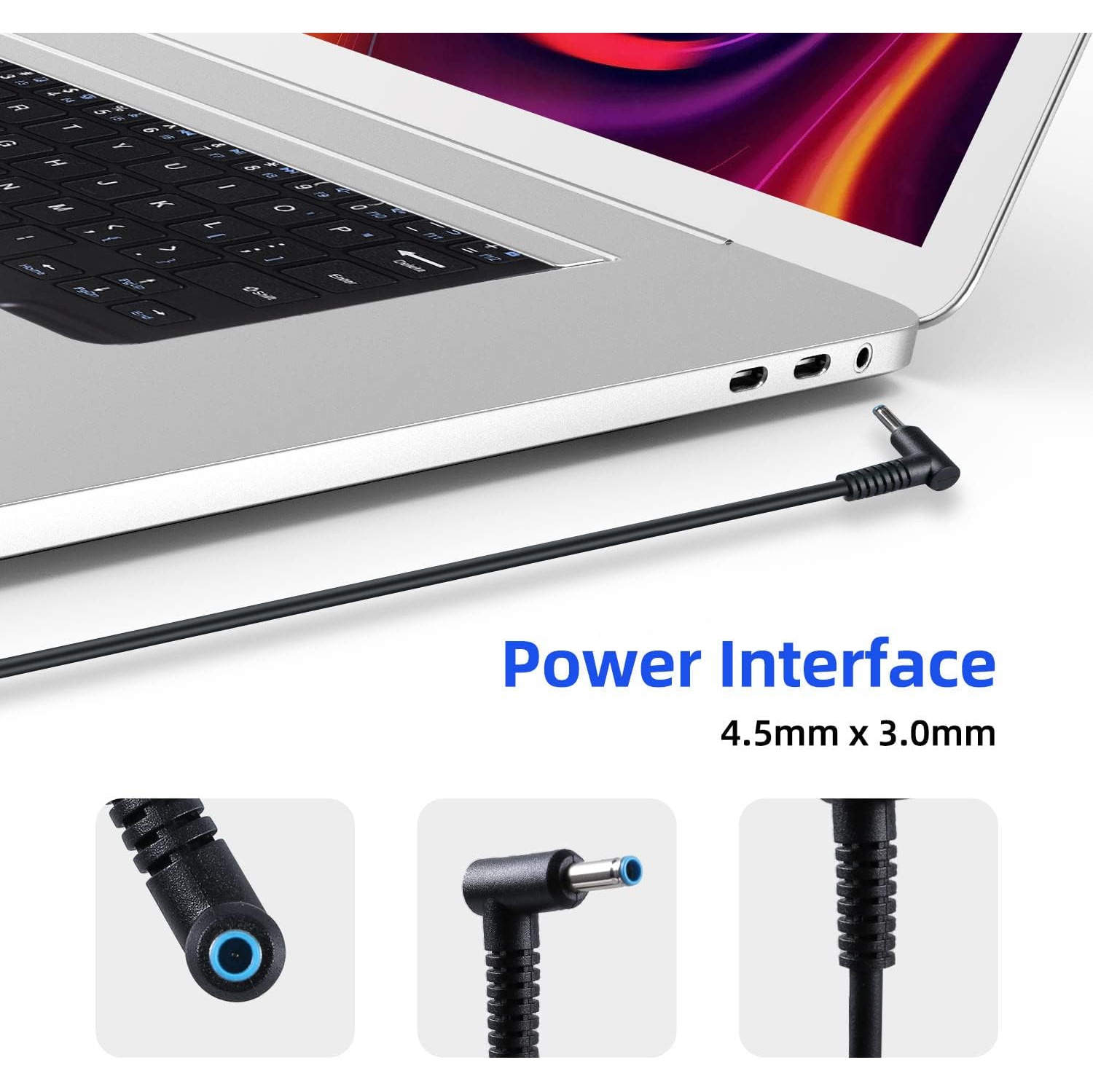 Chargeur c.a. mince de 230&nbsp;W pour portable OMEN 15 16 15-en1013dx 15-ek1013dx 16-b1797nr 16-b1085nr 16-b0005dx 16-b0013dx 16-c0002dx 16-c0012dx