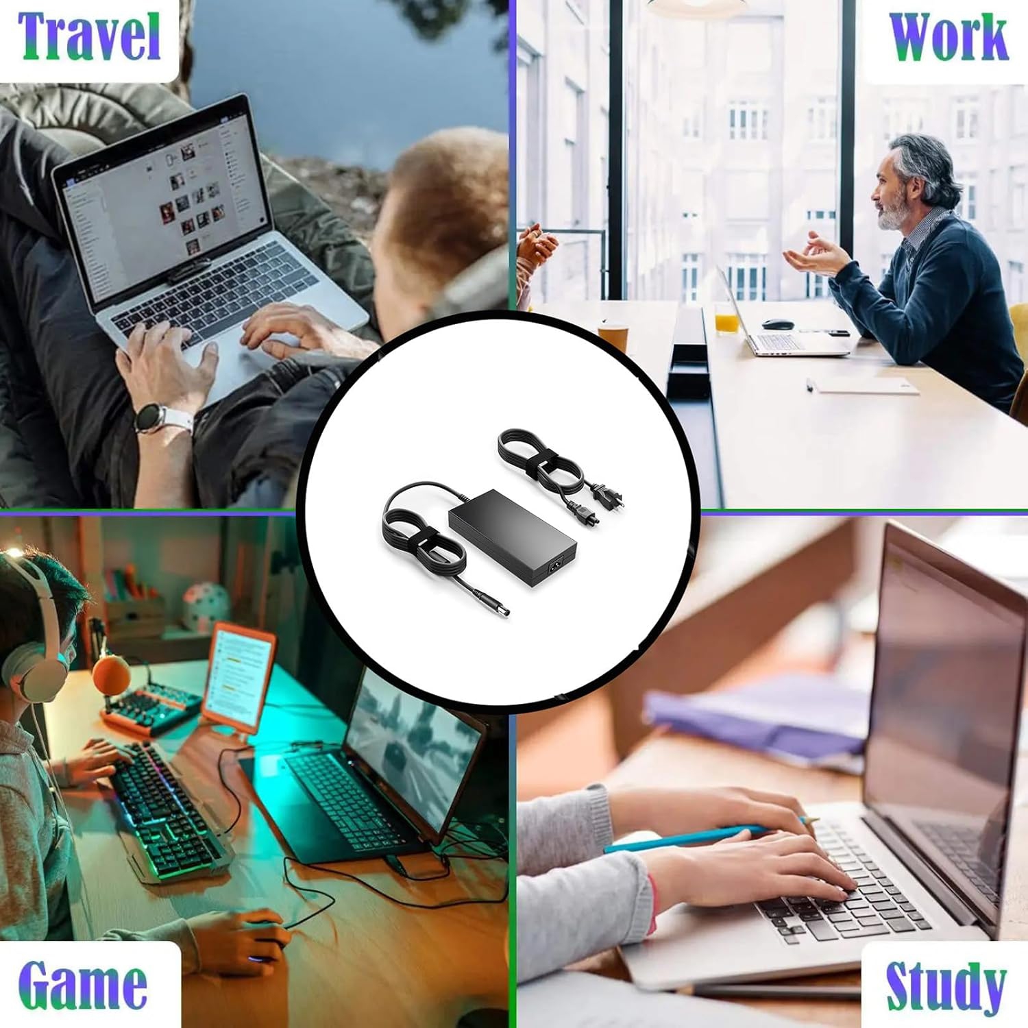 180W AC Adapter Fit for Dell Alienware 13 15 17 R1 R2 R3 R4,Dell Gaming Laptop G3 G5 15 17/ G7 7588/ G7 7590 7790/ G3 3579 3779/G5 5587