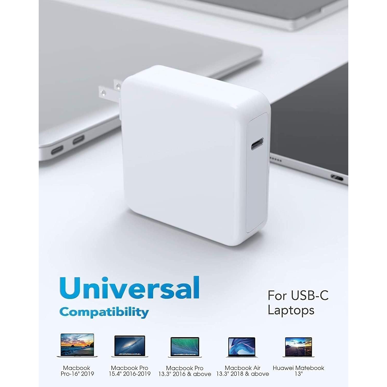 Chargeur pour Mac Book Air Mac Book Pro 13 14 15 16&nbsp;po 2024 2023 2022 2021 2020, M1 M2 M3 Portable 118&nbsp;W/96&nbsp;W/70&nbsp;W Adaptateur